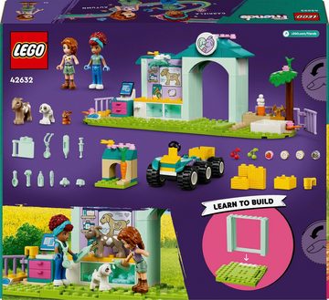 LEGO® Konstruktionsspielsteine Farmtierklinik (42632), LEGO Friends, (161 St), Made in Europe