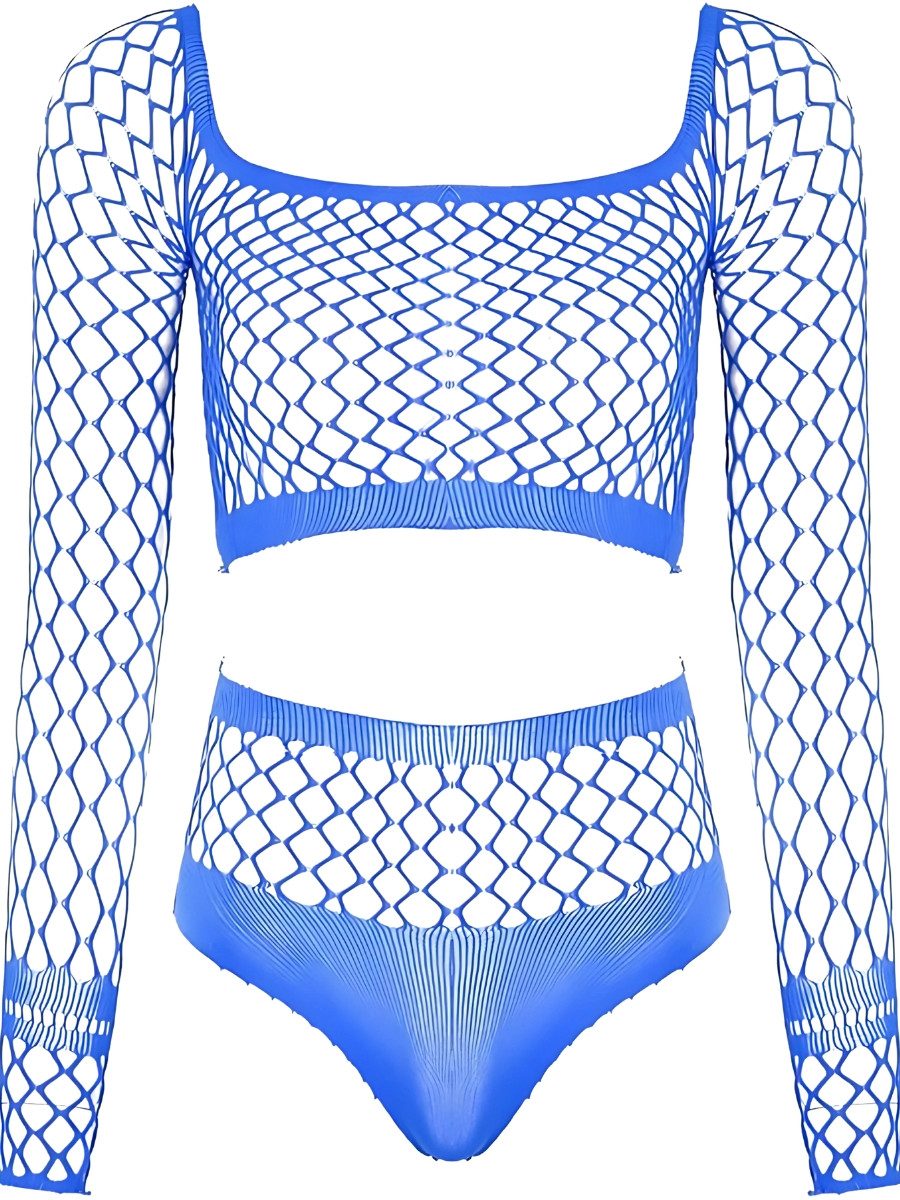 Elegant Love Set: Tanktop Fischnetz-Dessous, Sexy günstig online kaufen