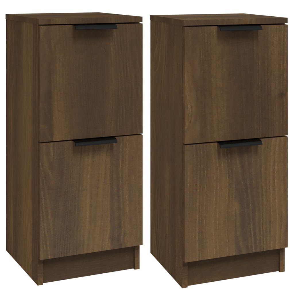 vidaXL Sideboard Sideboards 2 Stk. Braun günstig online kaufen