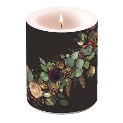Ambiente Papierserviette Kerze gross – Candle Big – Format: Ø 12 cm x 10 cm – Brenndauer: 75
