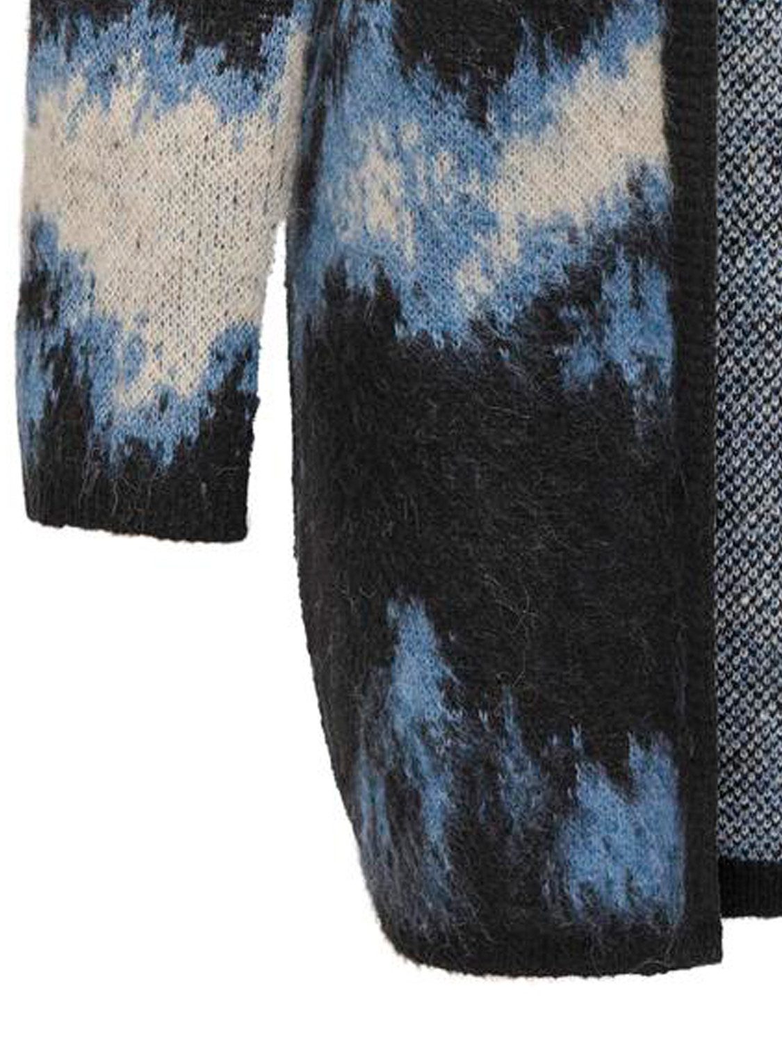 JACQUELINE de YONG Cardigan Strickjacke V-Ausschnitt Langarm Tiefe Schultern JDYAVA LIFE L/S OPEN JACQ CARDIGAN KNT