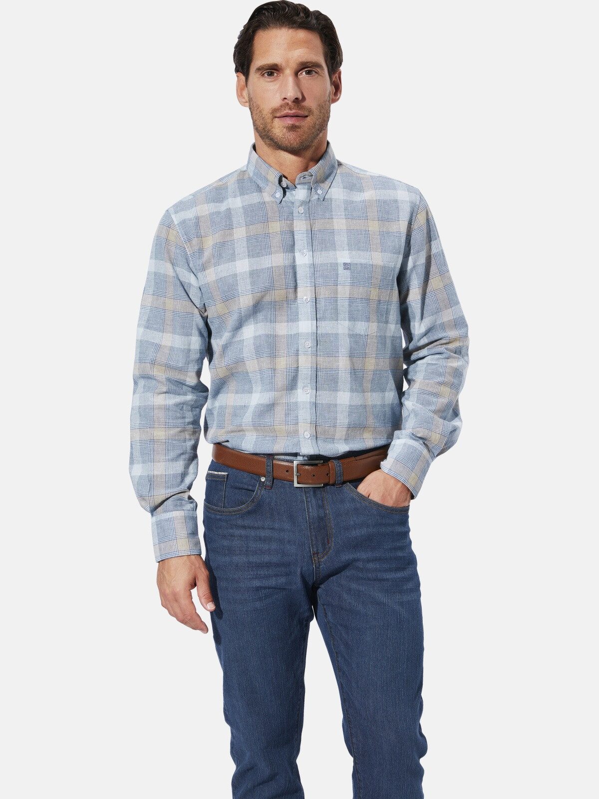 Babista Langarmhemd EREDIN mit Karomuster günstig online kaufen