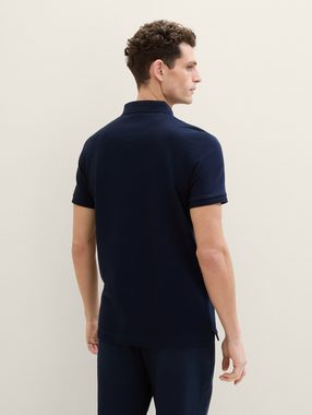 TOM TAILOR Poloshirt Poloshirt mit Struktur