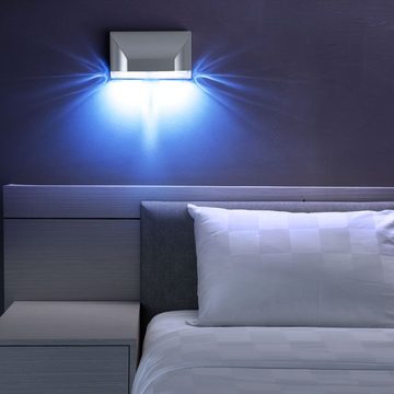etc-shop LED Wandleuchte, LED-Leuchtmittel fest verbaut, Kaltweiß, Tageslichtweiß, Wandleuchte Batteriebetrieben Bewegungsmelder LED