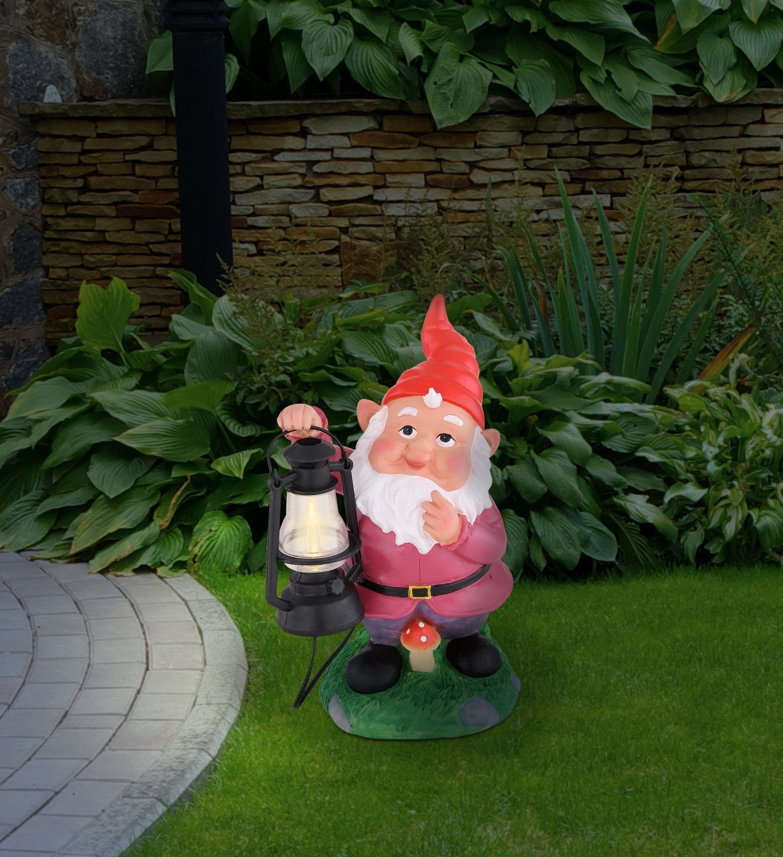 bmf-versand LED Solarleuchte Solarleuchte Garten Gartenzwerg günstig online kaufen