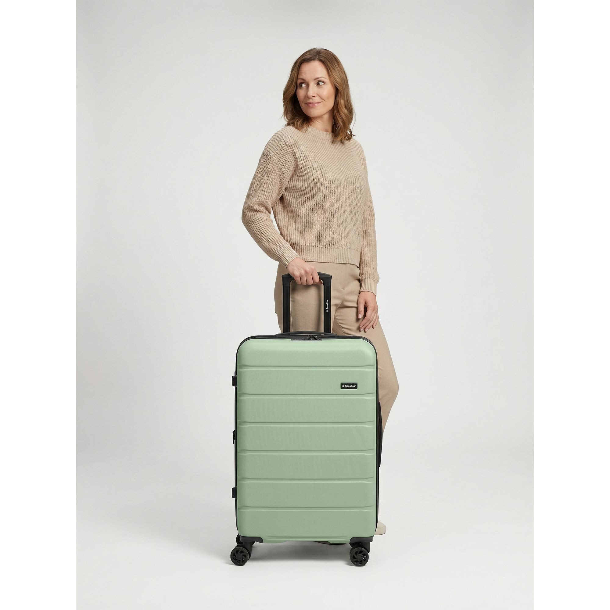 Saxoline® Hartschalen-Trolley Miami, 4 Rollen, ABS