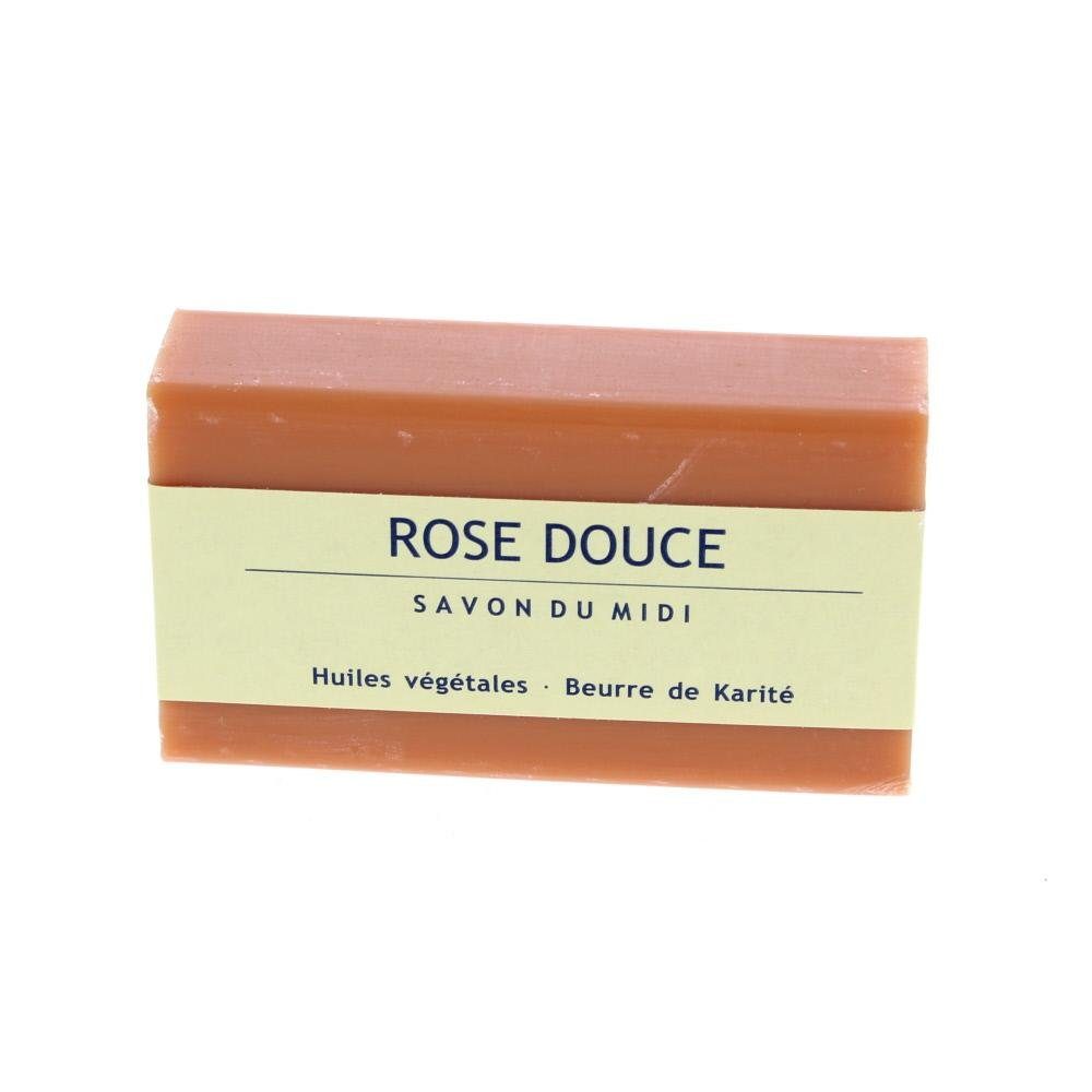 Savon du Midi Feste Duschseife Rose Douce Karité-Seife, 100 g | Duschgele