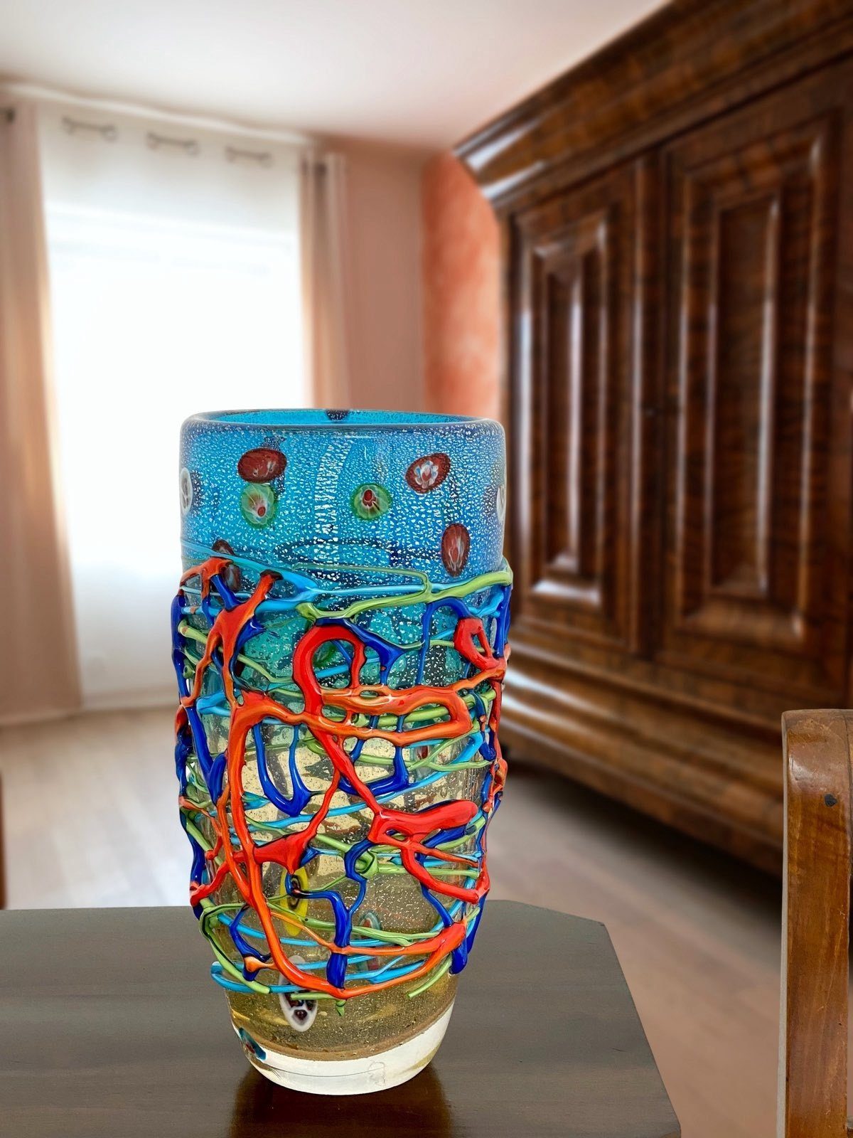 Aubaho Dekoobjekt Glasvase Vase Glas im günstig online kaufen