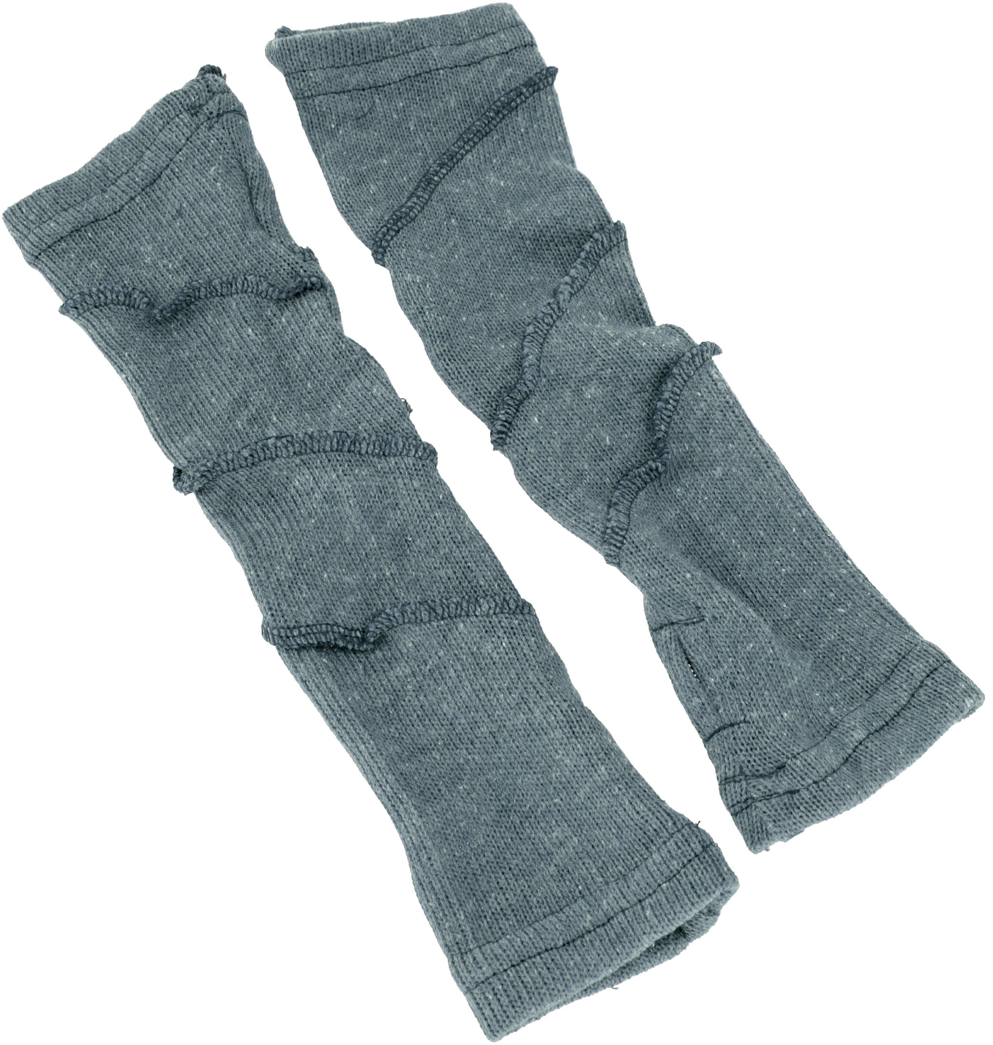 Guru-Shop Strickhandschuhe Baumwoll-Feinstrick Handstulpen, Pulswärmer mit. günstig online kaufen