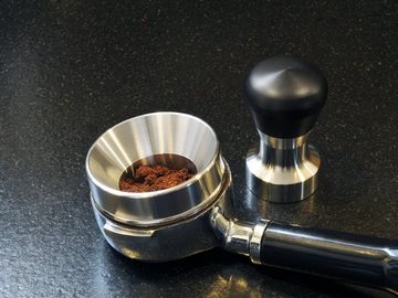 scarlet espresso Siebaufsatz, Präzisions-Trichter »Barista Cono LM1 41 mm« aus Edelstahl für Siebträger; speziell für La Marzocco 1er-Sieb von scarlet espresso