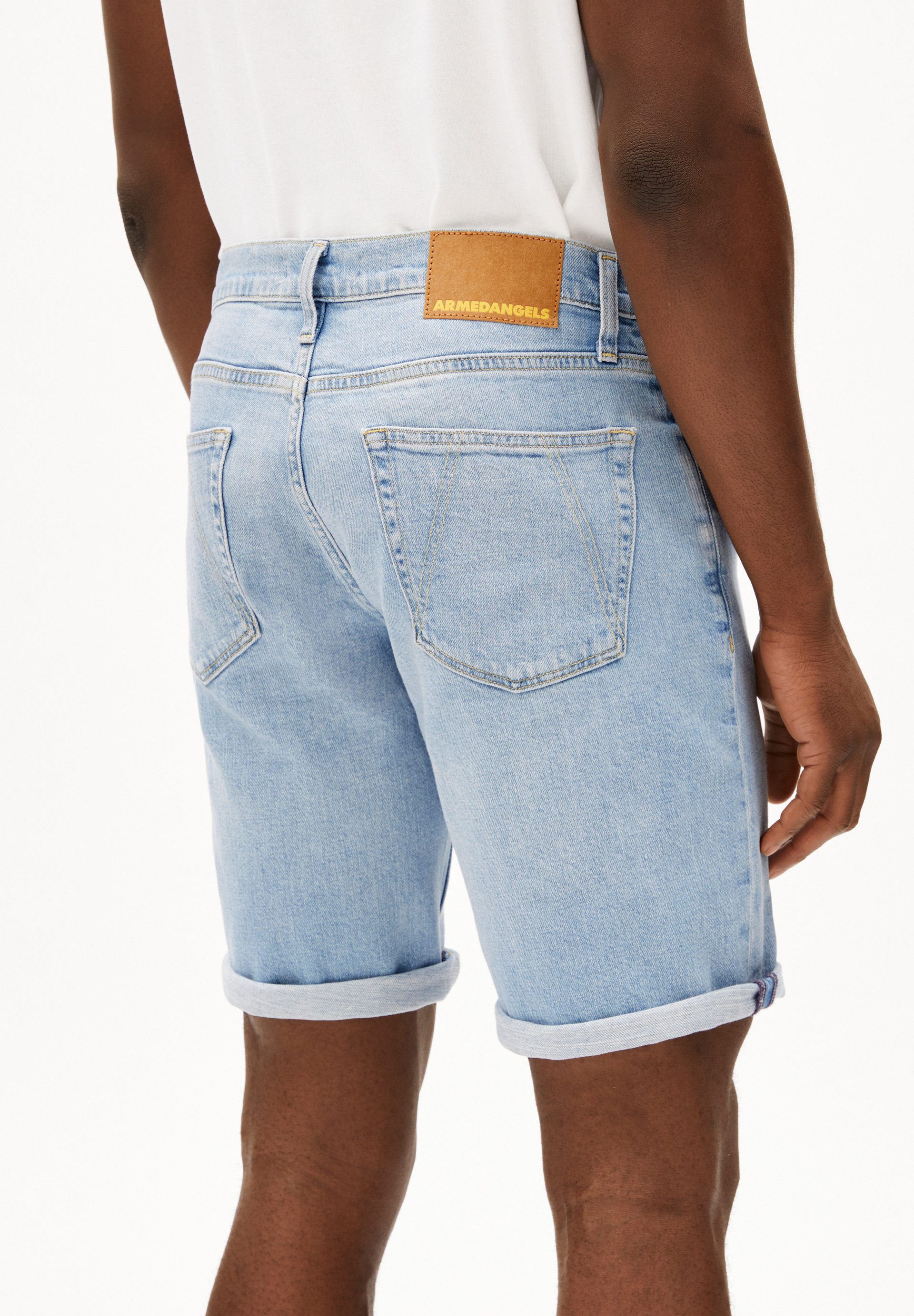 Armedangels Shorts NAAILO Jeans Shorts aus Bio-Baumwoll-Hanf Mix (Slim Fit)