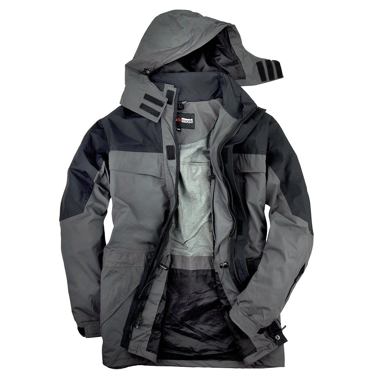 marc & mark Funktionsjacke Marc&Mark 3-in-1 günstig online kaufen