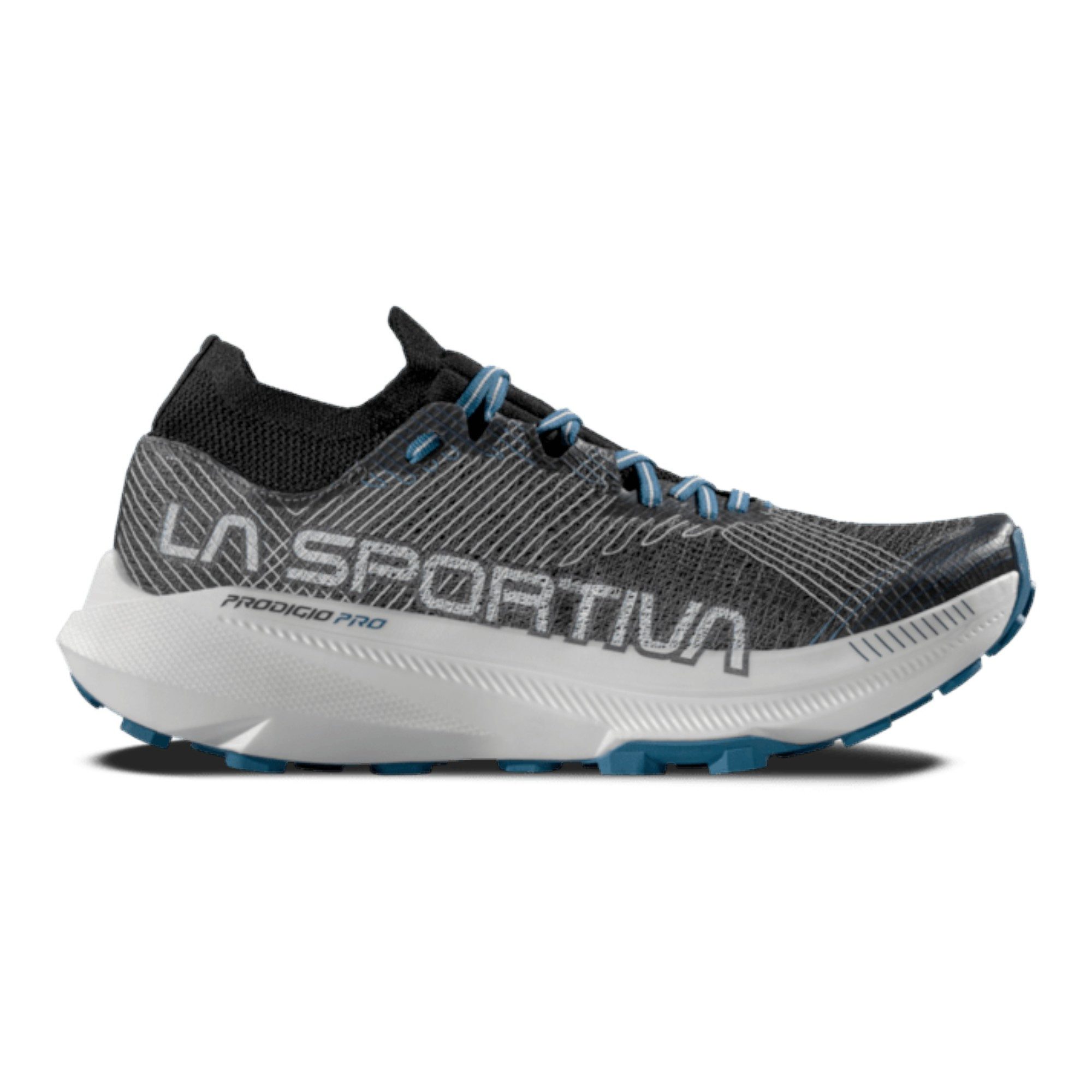 La Sportiva Prodigio Pro carbongrau/blau Herren Laufschuh