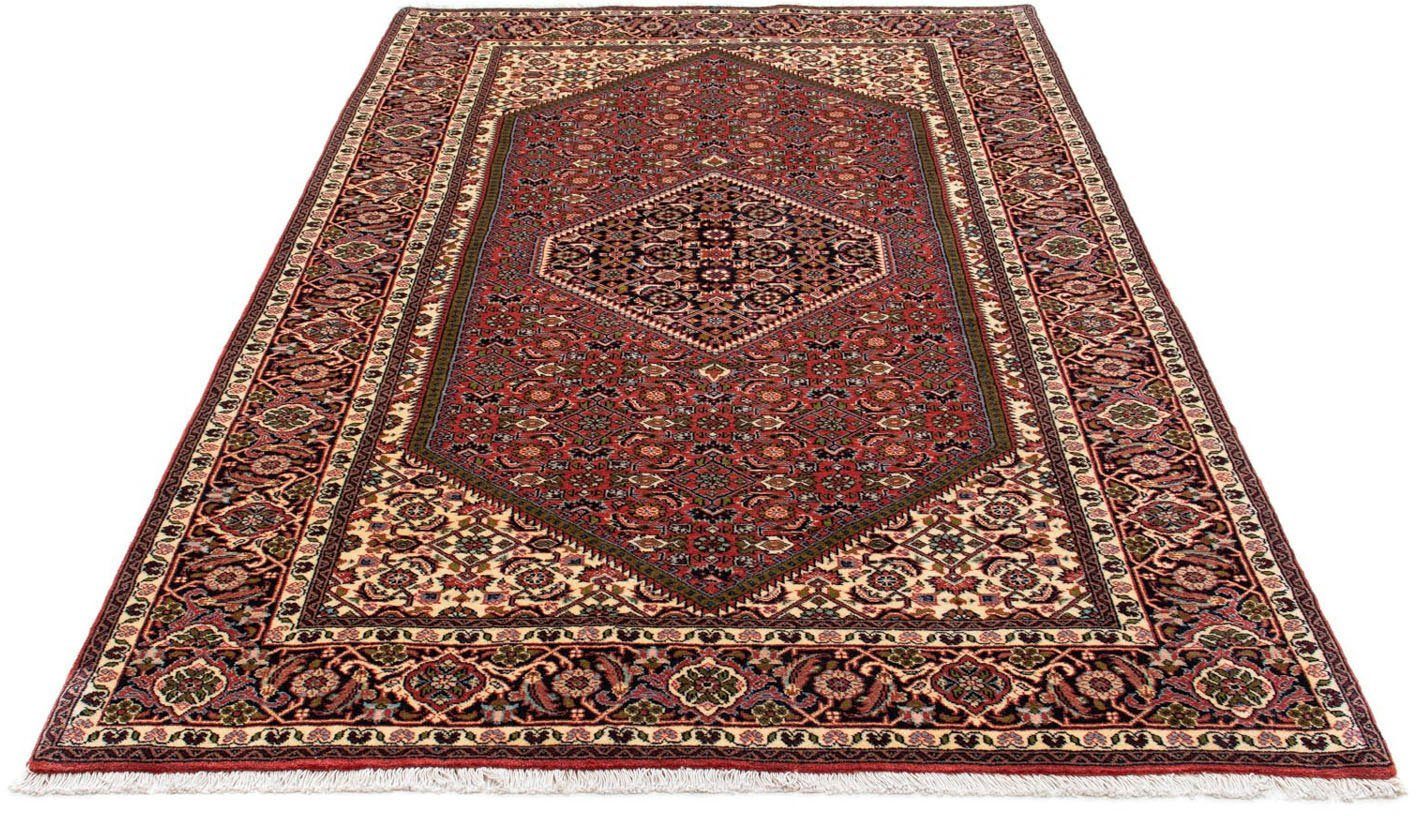 Wollteppich Bidjar - Zanjan Medaillon Rosso chiaro 230 x 139 cm, morgenland, rechteckig, Höhe: 15 mm, Unikat mit Zertifikat