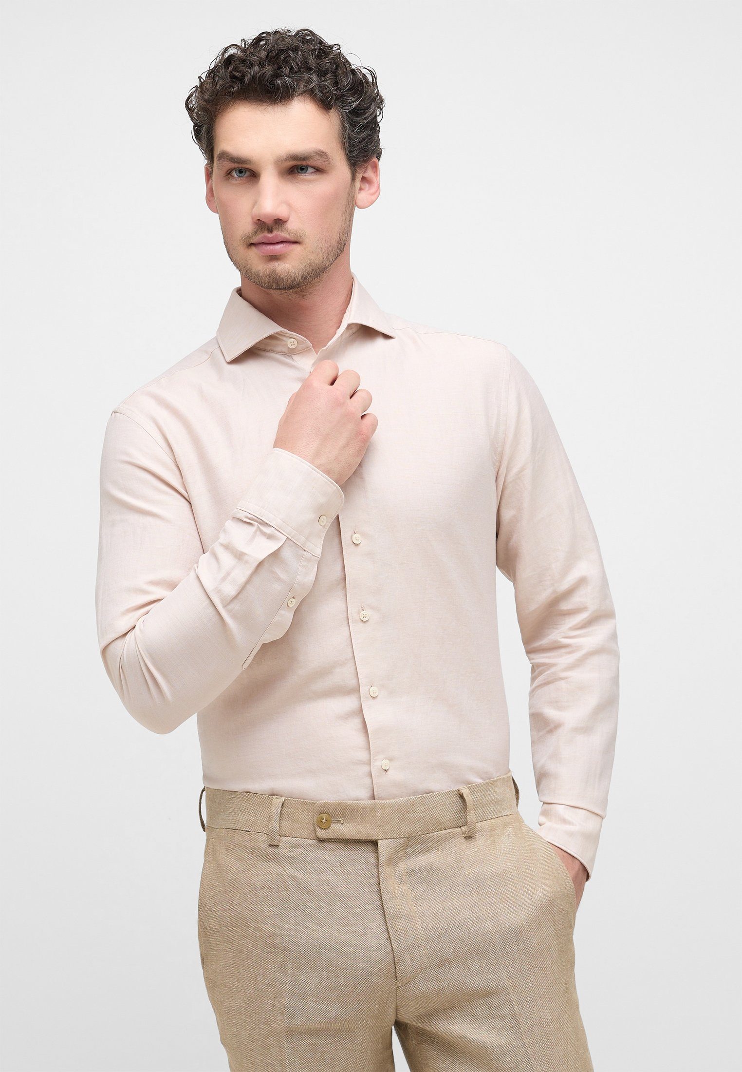 Eterna Langarmhemd SLIM FIT EASY IRON günstig online kaufen