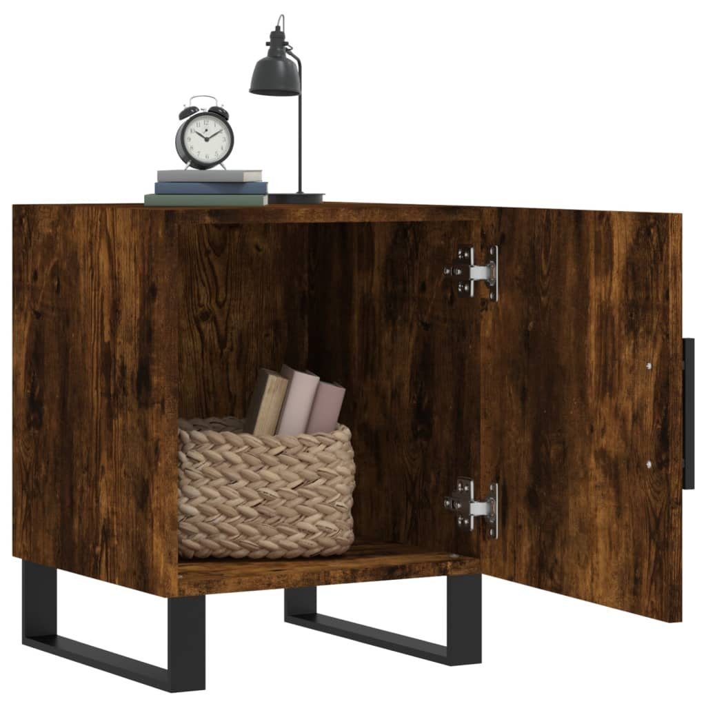 vidaXL Nachttisch Nachttisch Räuchereiche 40x40x50 cm günstig online kaufen