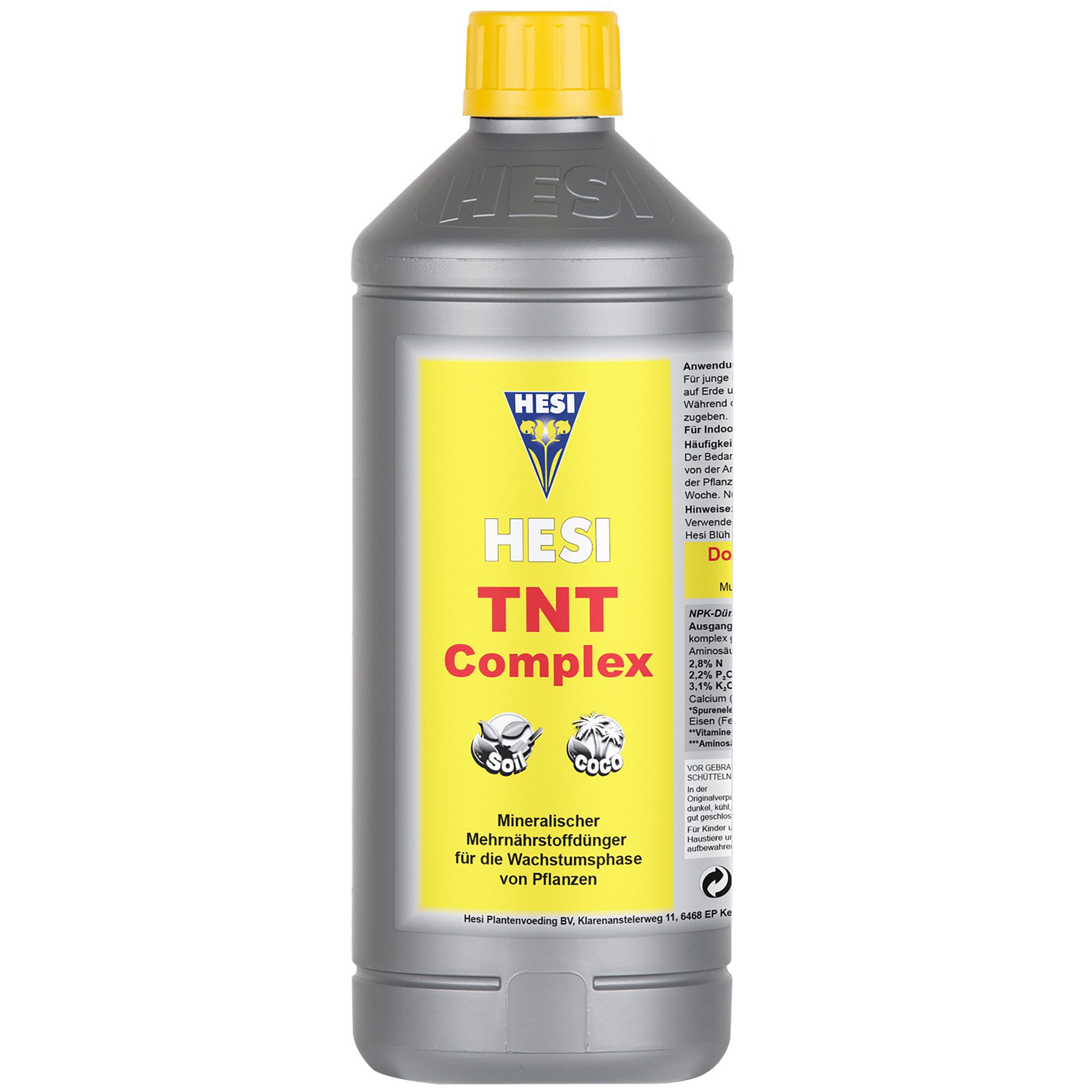 HESI Pflanzendünger HESI TNT Complex 1 Liter Dünger, Vitalstoffe