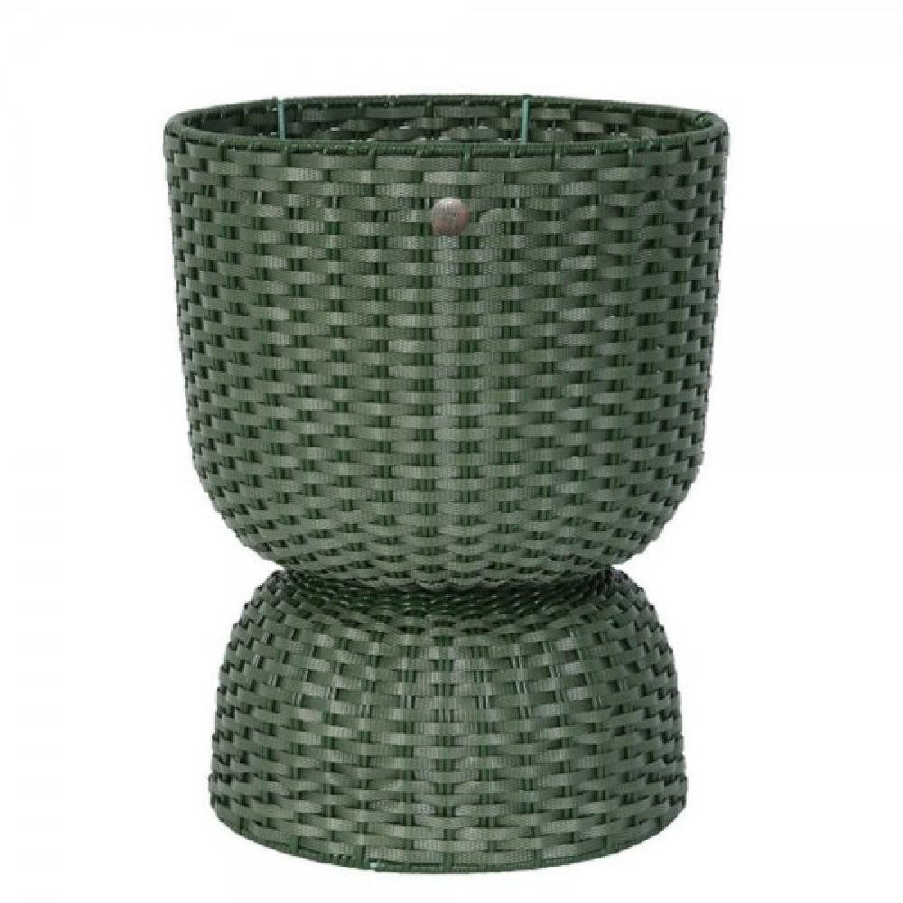 Handed By Blumentopf Handed By Pflanzgefäß Twist Planter Diabolo Basket Hunting Green (34cm