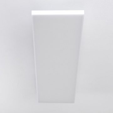hofstein Panel »Soanne« LED Panel dimmbare aus Aluminiumin Weiß, 3000 Kelvin, 320-3200 Lumen, längliches Deckenpanel in flachem Design,Fernbedienung