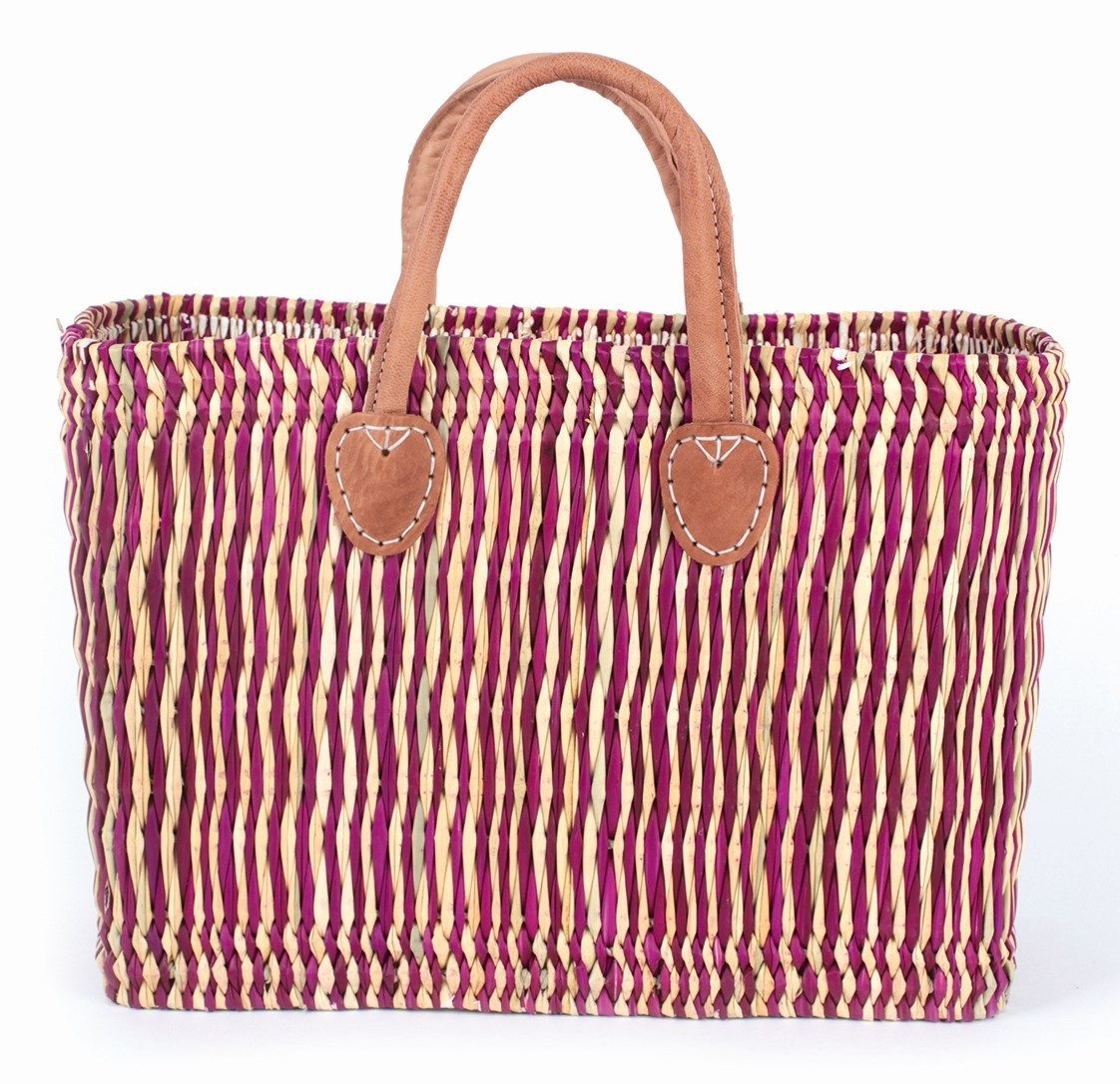 El Puente Einkaufskorb Souk-Tasche "Zebra", Handmade, Handmade