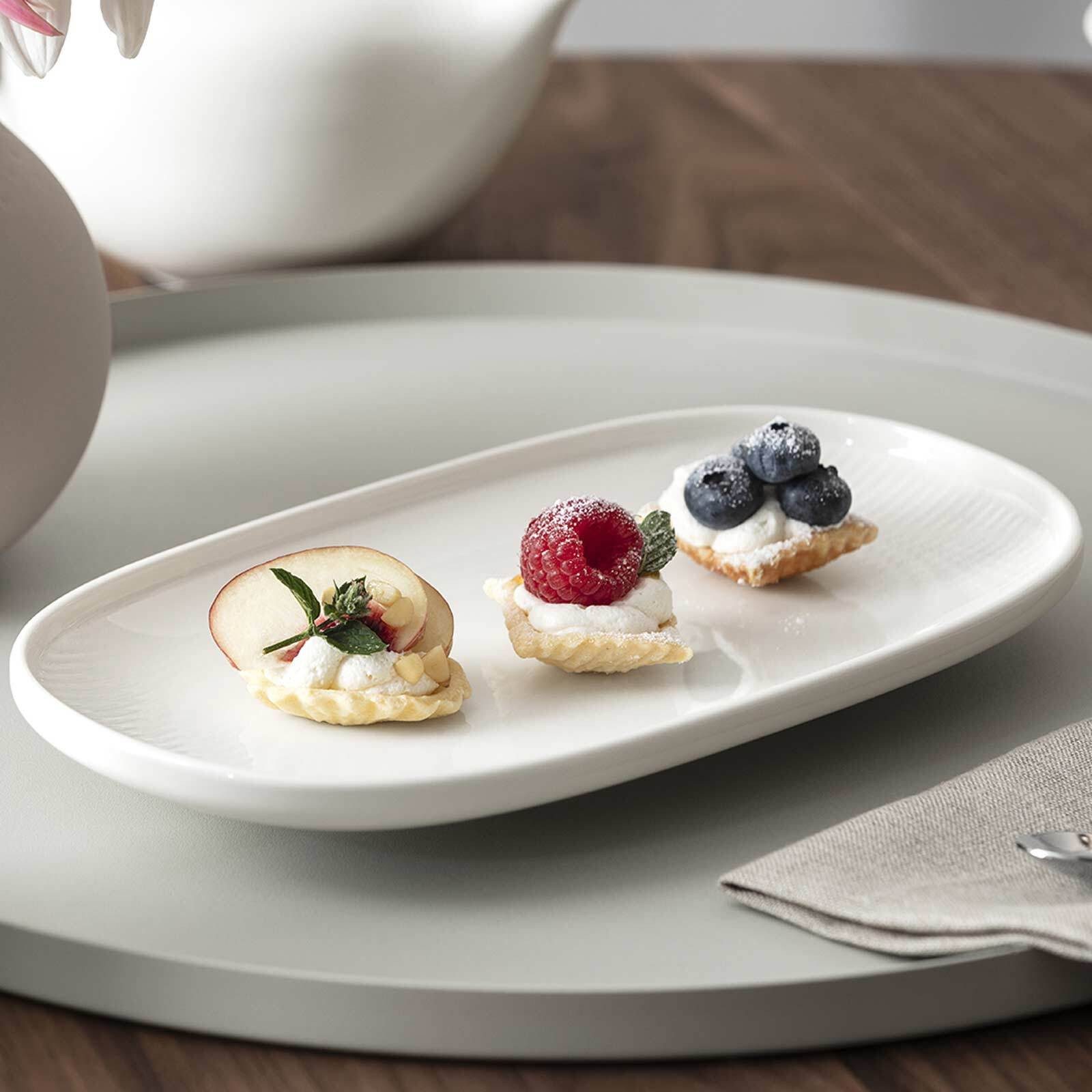 Villeroy & Boch Milch- und Zuckerset Afina Milch- und Zucker-Set (3-tlg), Porzellan