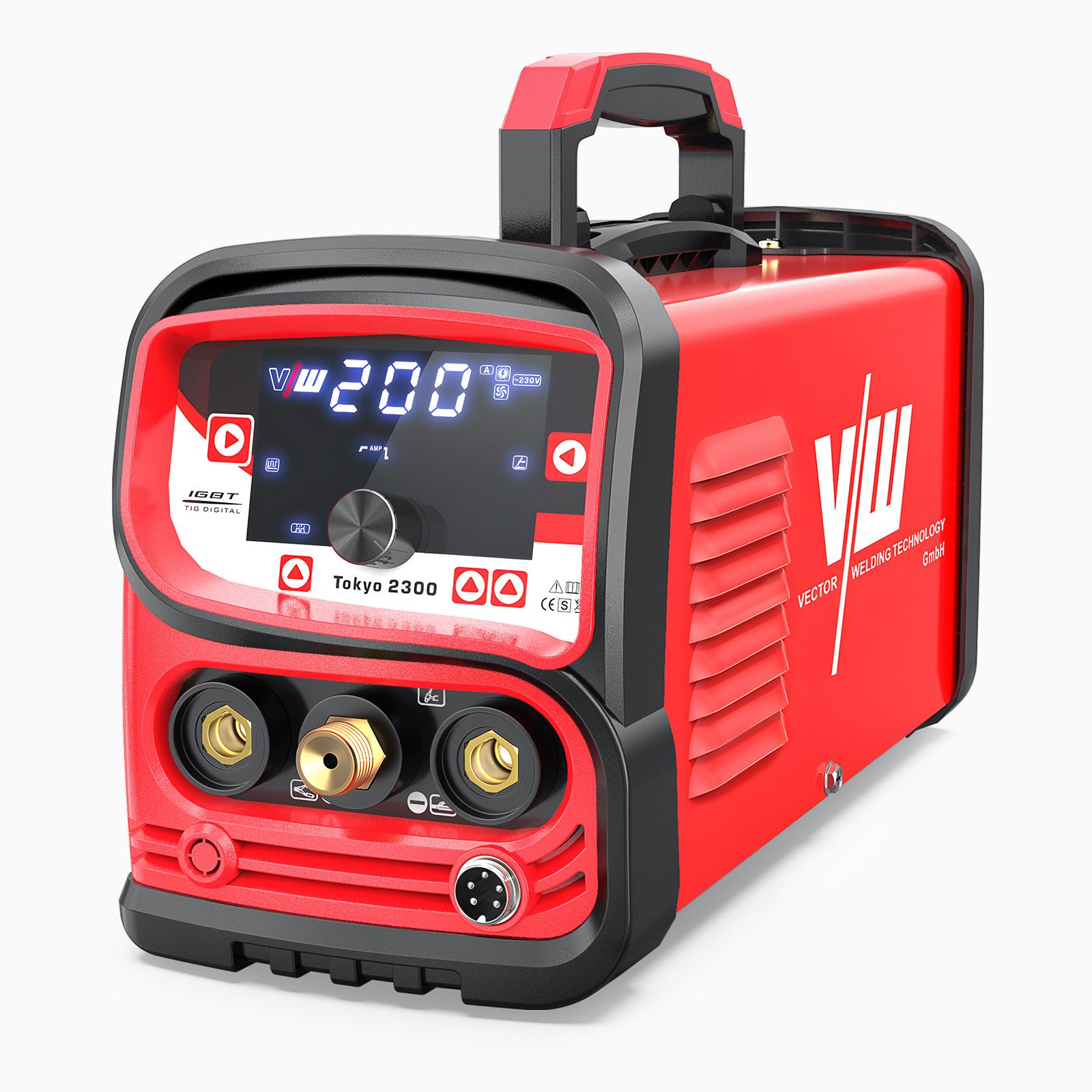 Top G Inverterschweißgerät DC WIG 200A, Puls, MMA Elektrode 170A, HF-Zündung, IGBT