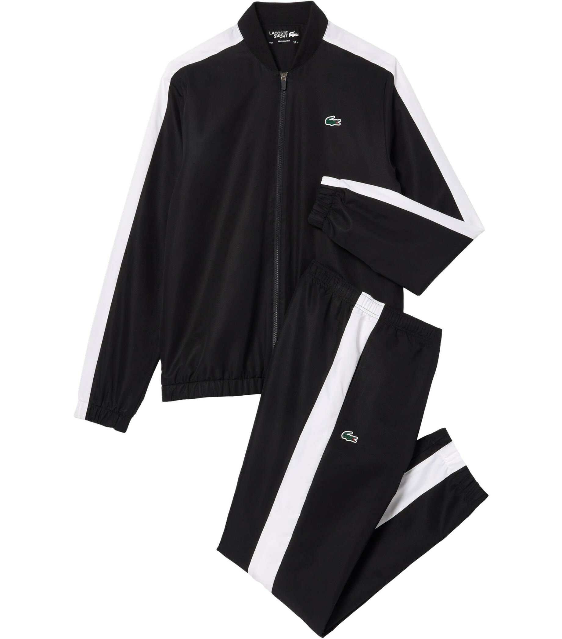 Lacoste Sport Trainingsanzug Herren Tennis-Trainingsanzug (2-tlg), Hosen  mit Reißverschlusstaschen und elastischen Saumbündchen