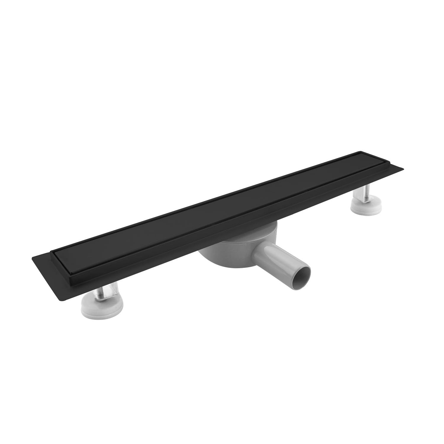 SaniteModar Duschrinne befliesbar, extra flach mit 360° drehbarem Siphon aus Edelstahl, 1-St., Duschrinne 60 cm, linearer Bodenablauf für bodengleiche Dusche
