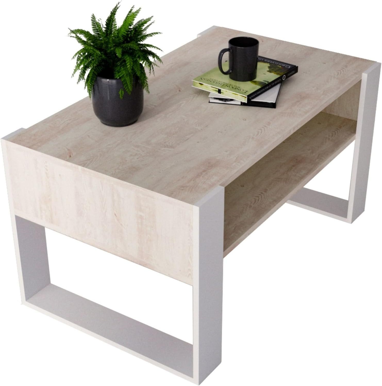 CraftPAK Wohnzimmertisch Wohnzimmer Tisch KARO92 Couchtisch günstig online kaufen