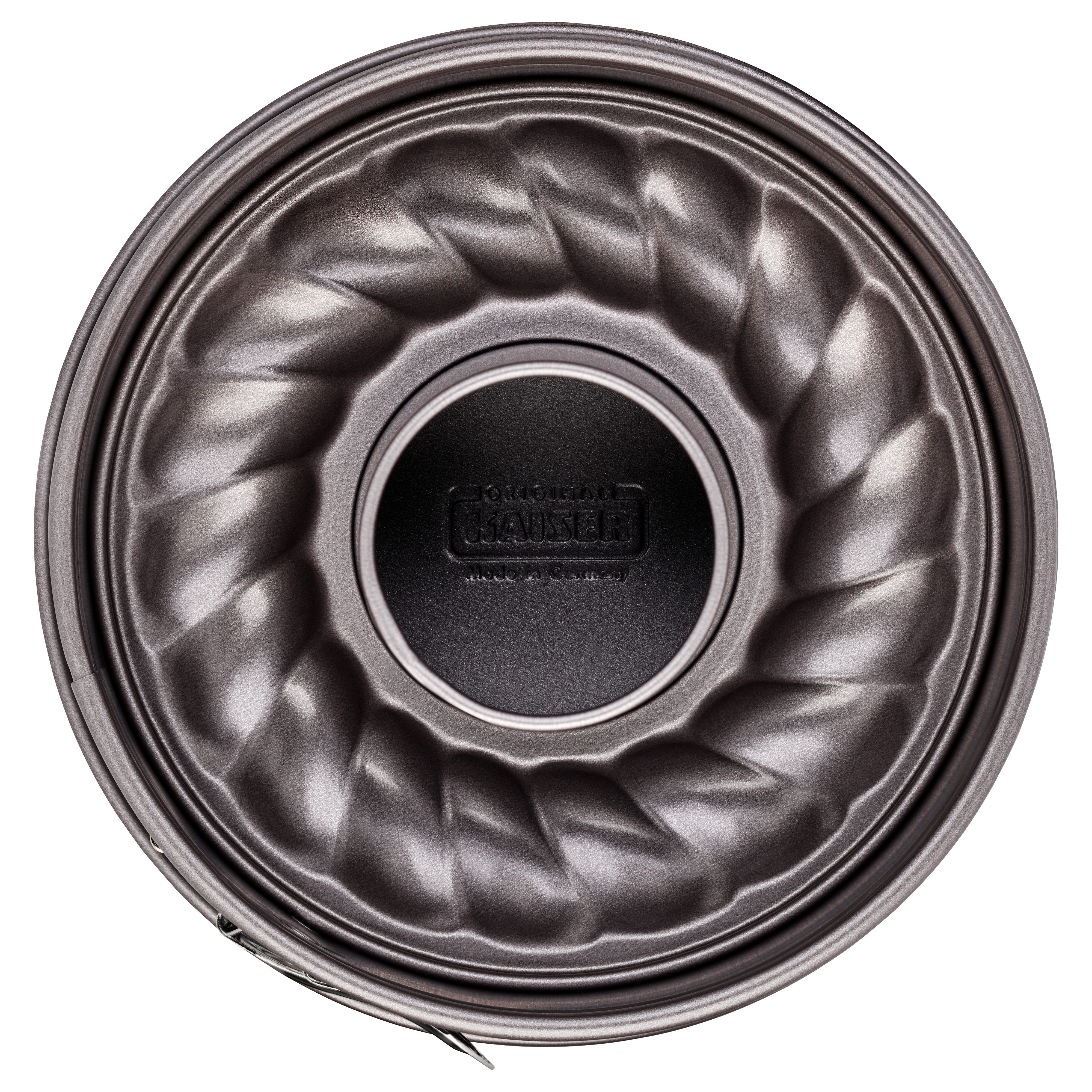 Kaiser Backformen Springform Inspiration, (3-tlg), Flachboden, Rohrboden, für Torten/Rührkuchen/Gugelhupf, Stahl