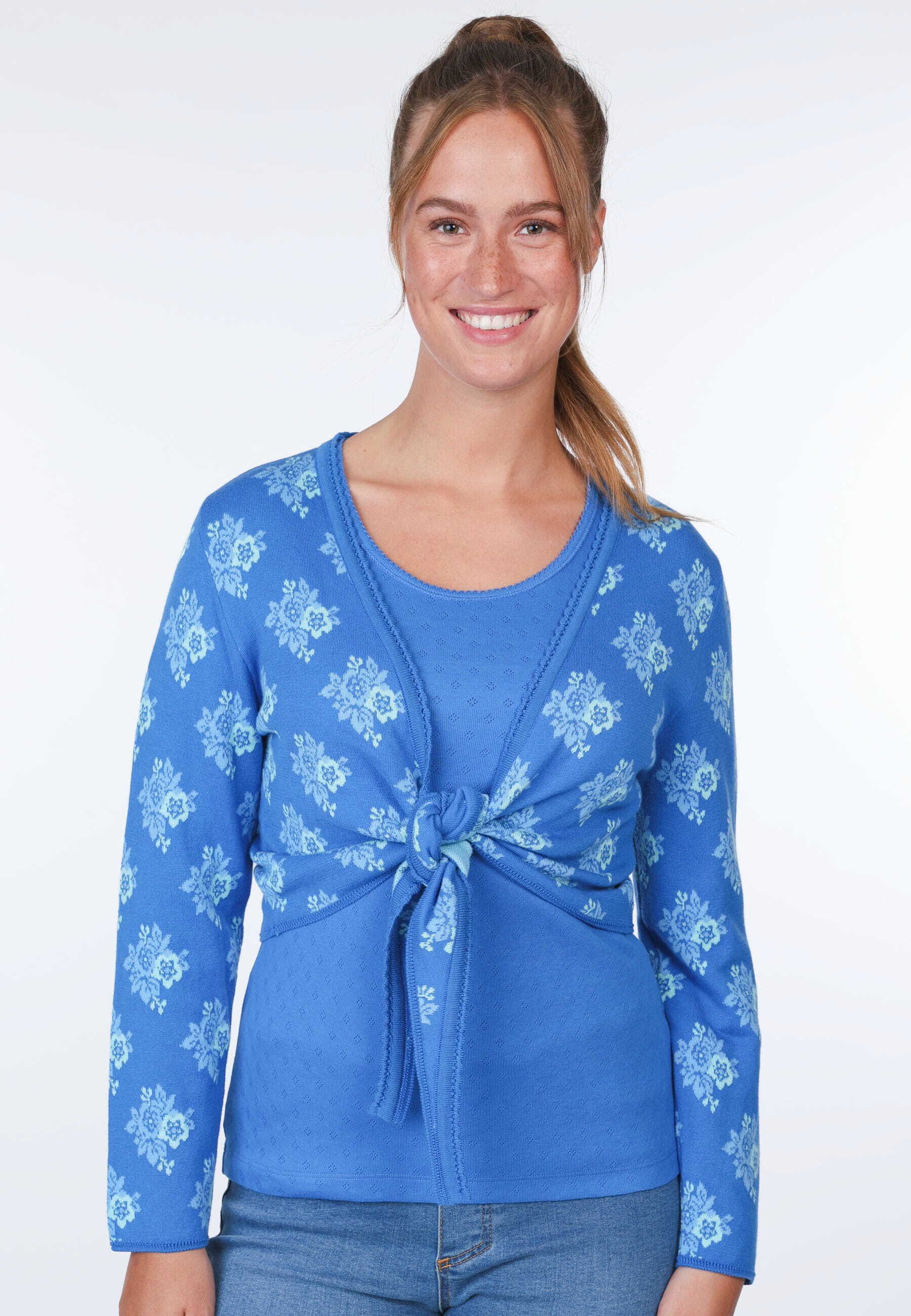 Sorgenfri Sylt Strickjacke Imka flower