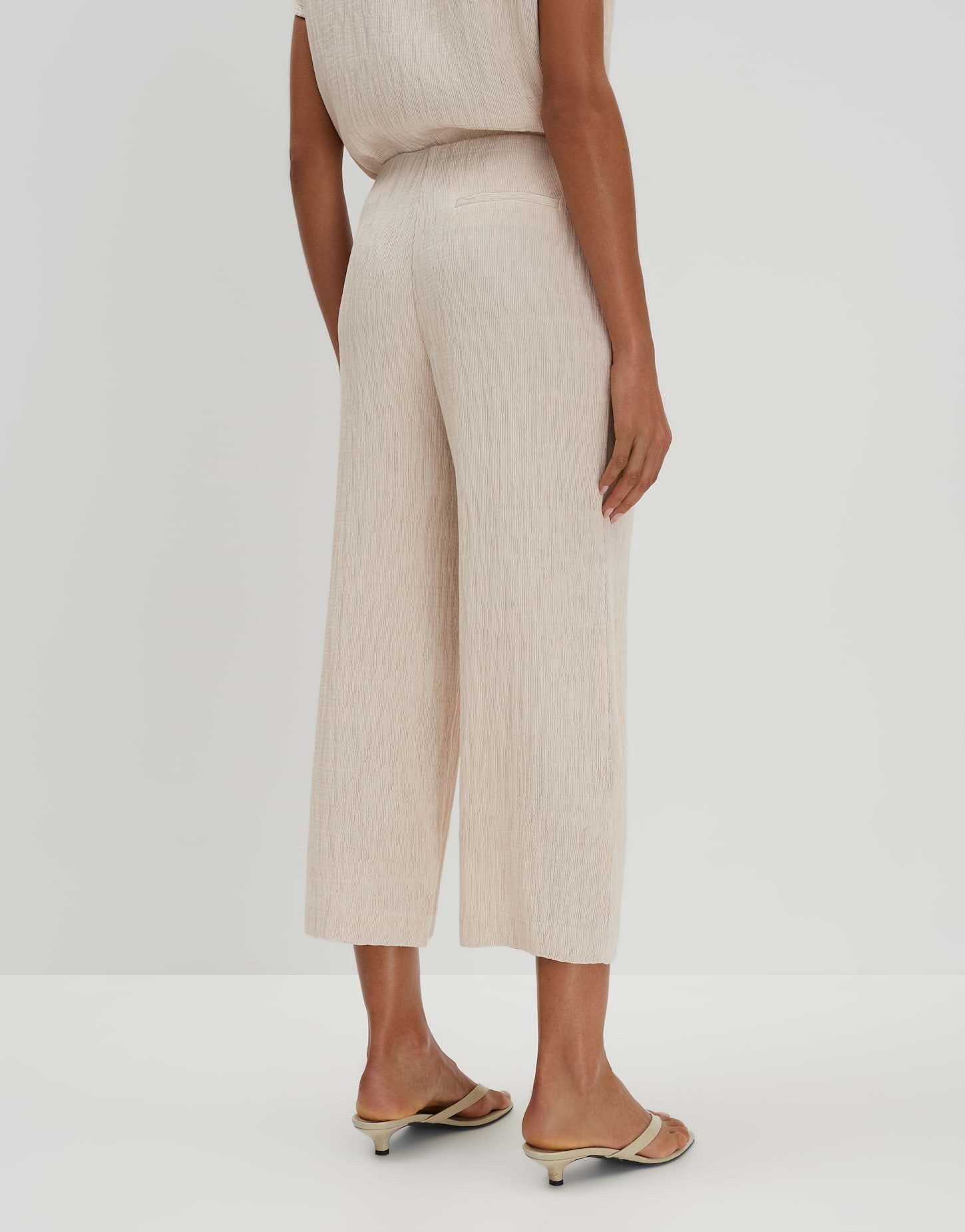 someday Culotte CURILO TEXTURE Wide mit Crinkle Effekt