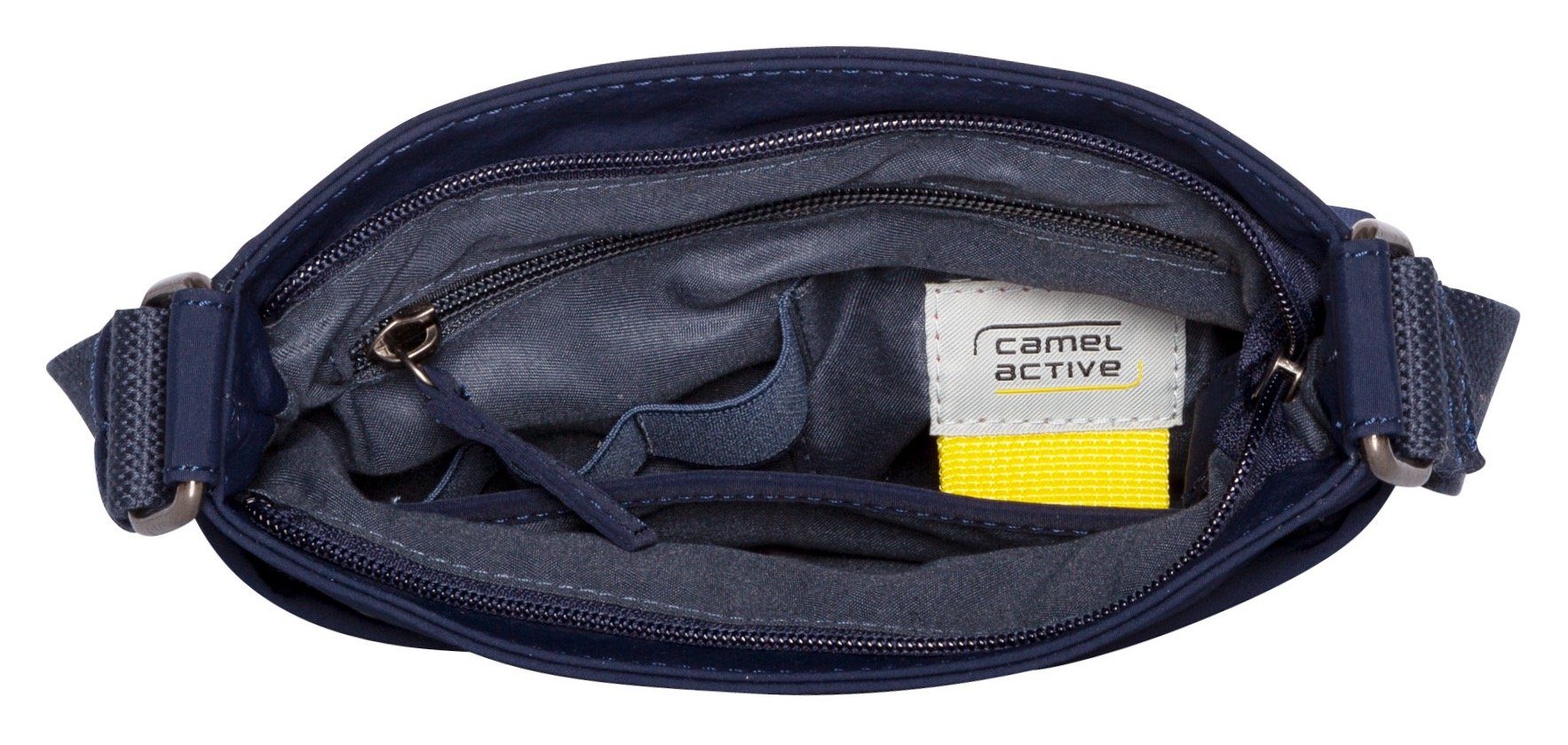camel active bag Cross S, Design dunkelblau im praktischen City Umhängetasche
