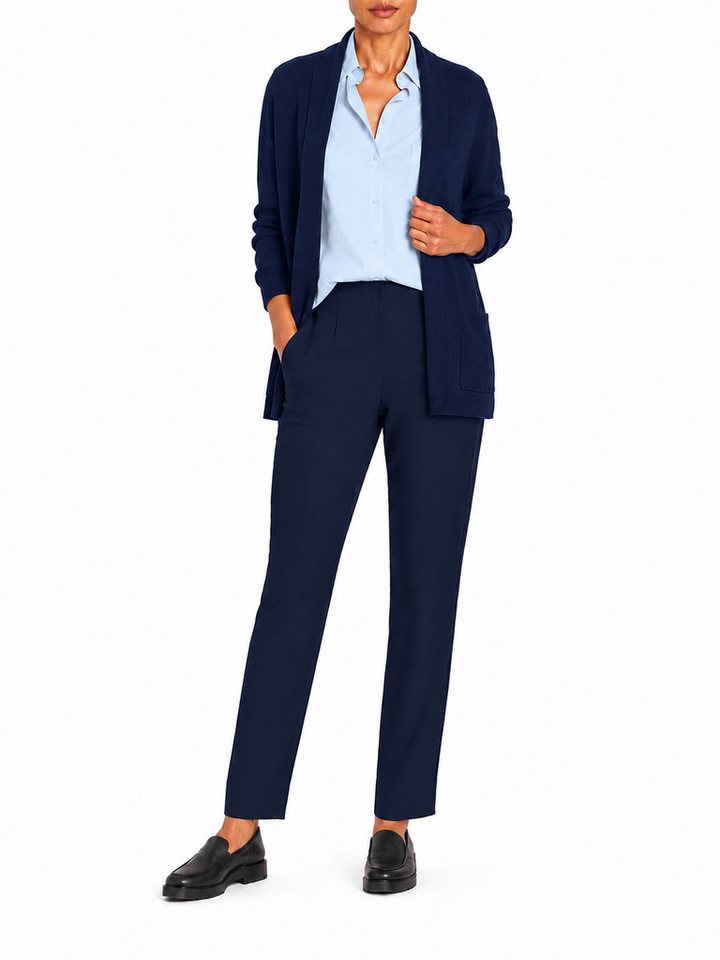 ROBELL Stoffhose Bengaline Damenhose Stretch Schlupfhose mit Comfortbund Beruf Businesshose Damen und zugleich Freizeithose Damen
