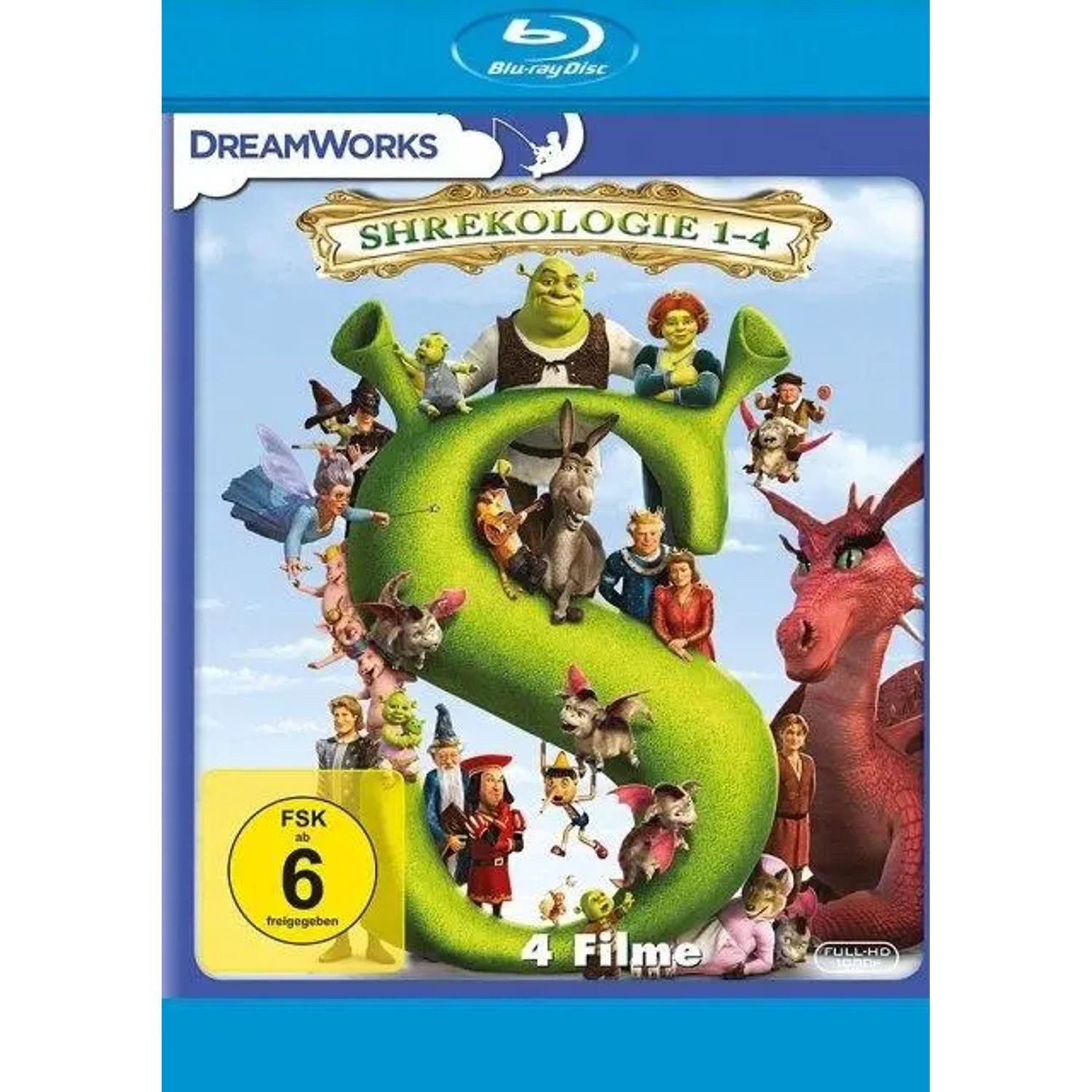 DreamWorks Blu-ray Shrekologie 1-4
