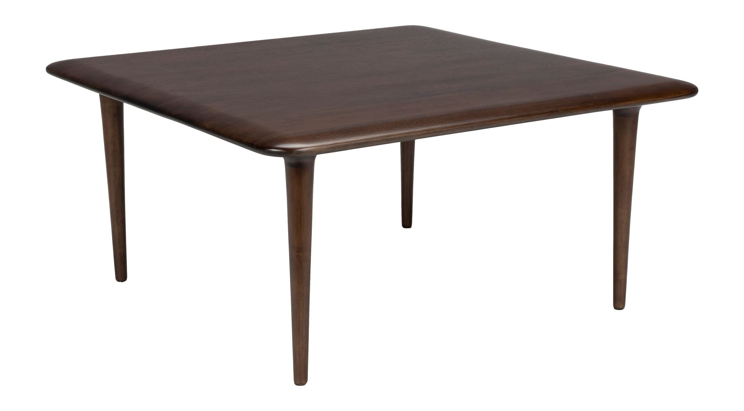 Dutchbone Couchtisch Couchtisch Elroy Square Dutchbone aus Gummibaumholz, Walnussbraun