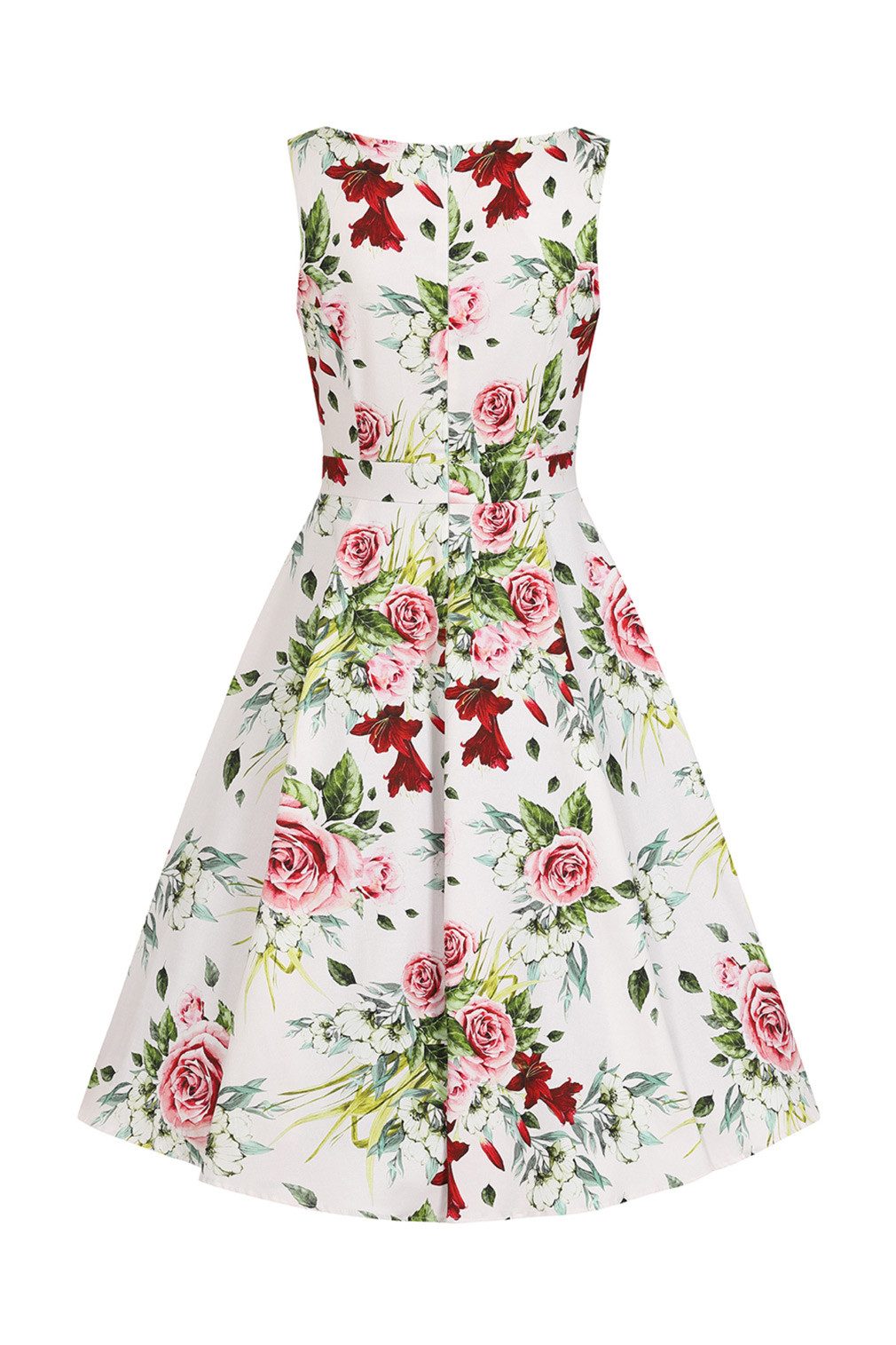 Hearts & Roses London A-Linien-Kleid Carole Floral Swing Dress Rockabella Vintage Retro