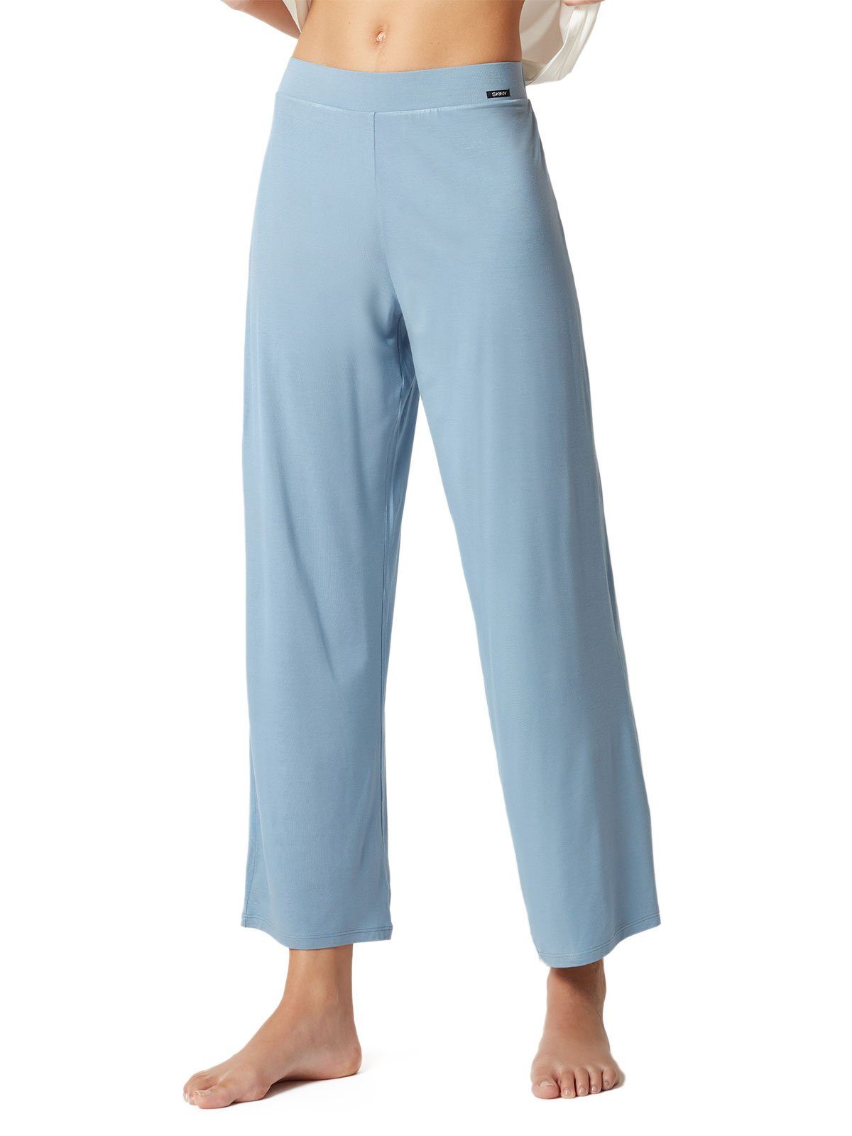Skiny Loungehose Damen Hose lang Night In Mix & Match (Stück, 1-tlg) Feuchtigkeitsregulierend, elastischer Bund, comfort fit, Uni