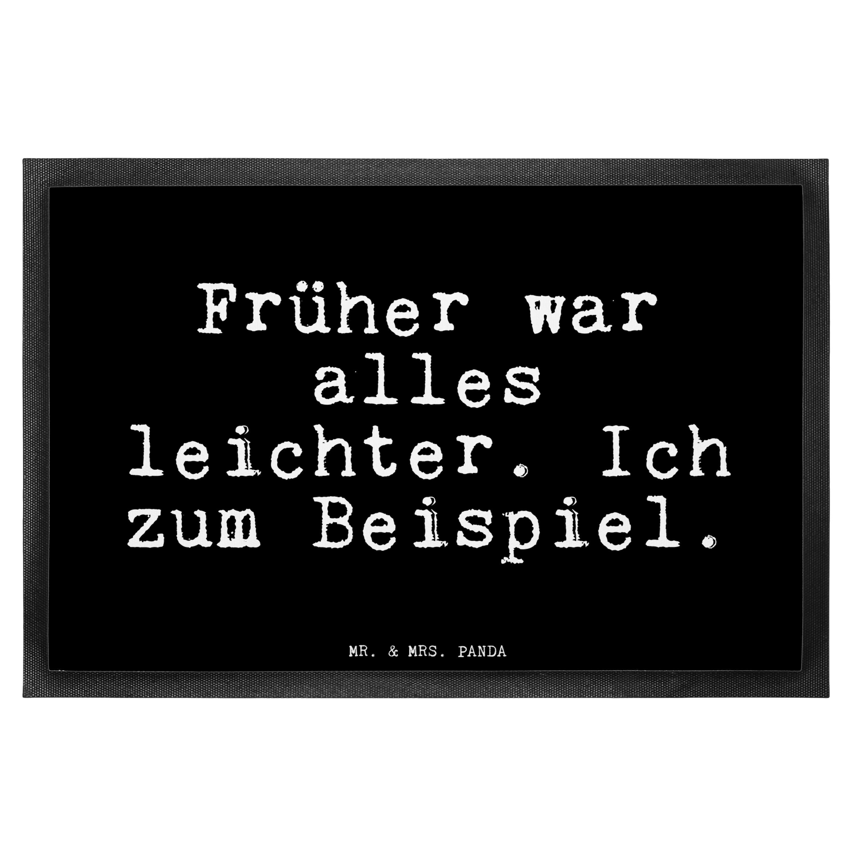 Fußmatte »Früher war alles leichter.... Geschenk, Diät, Sprüche