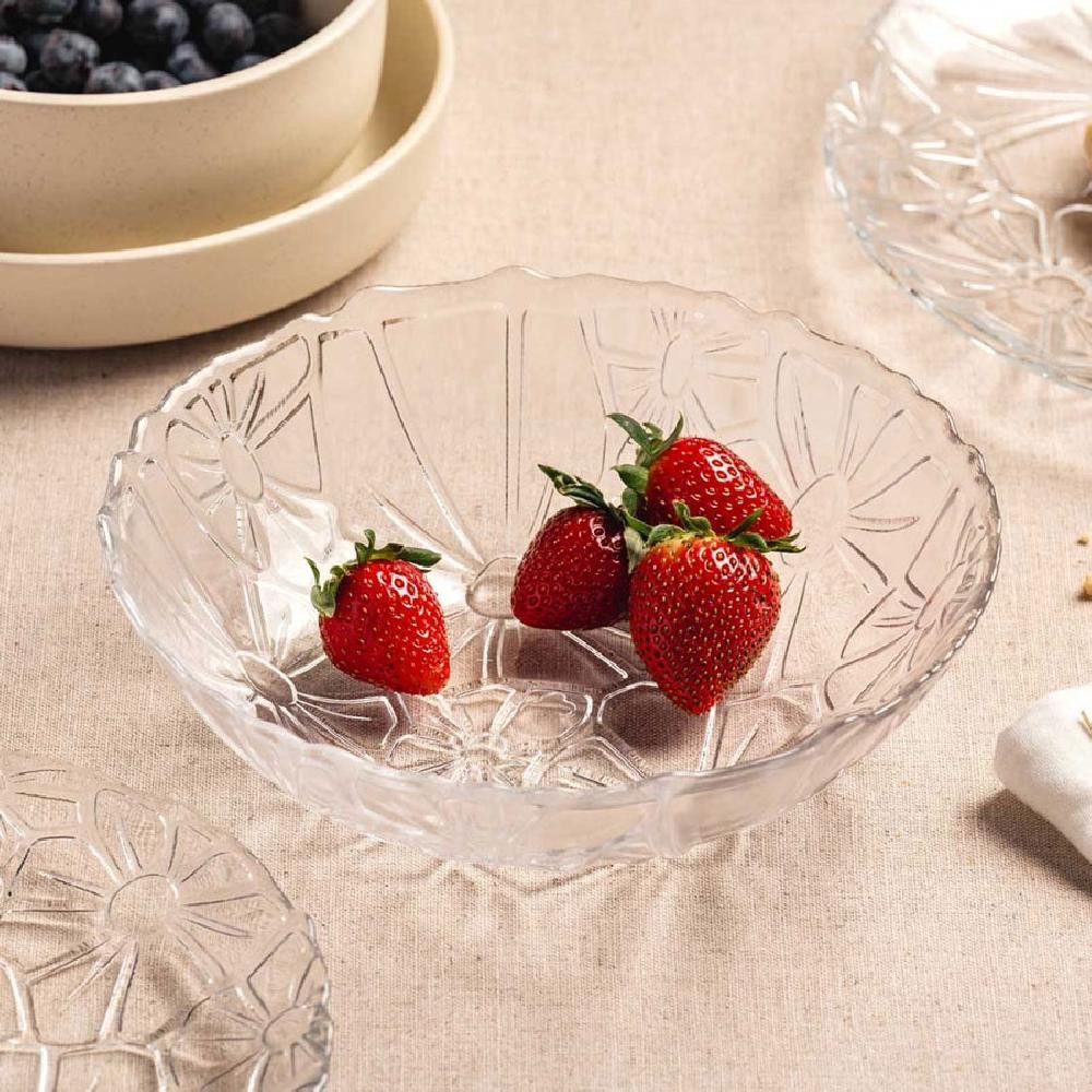 LEONARDO Servierschale Leonardo Schale Giorno Transparent (21cm)