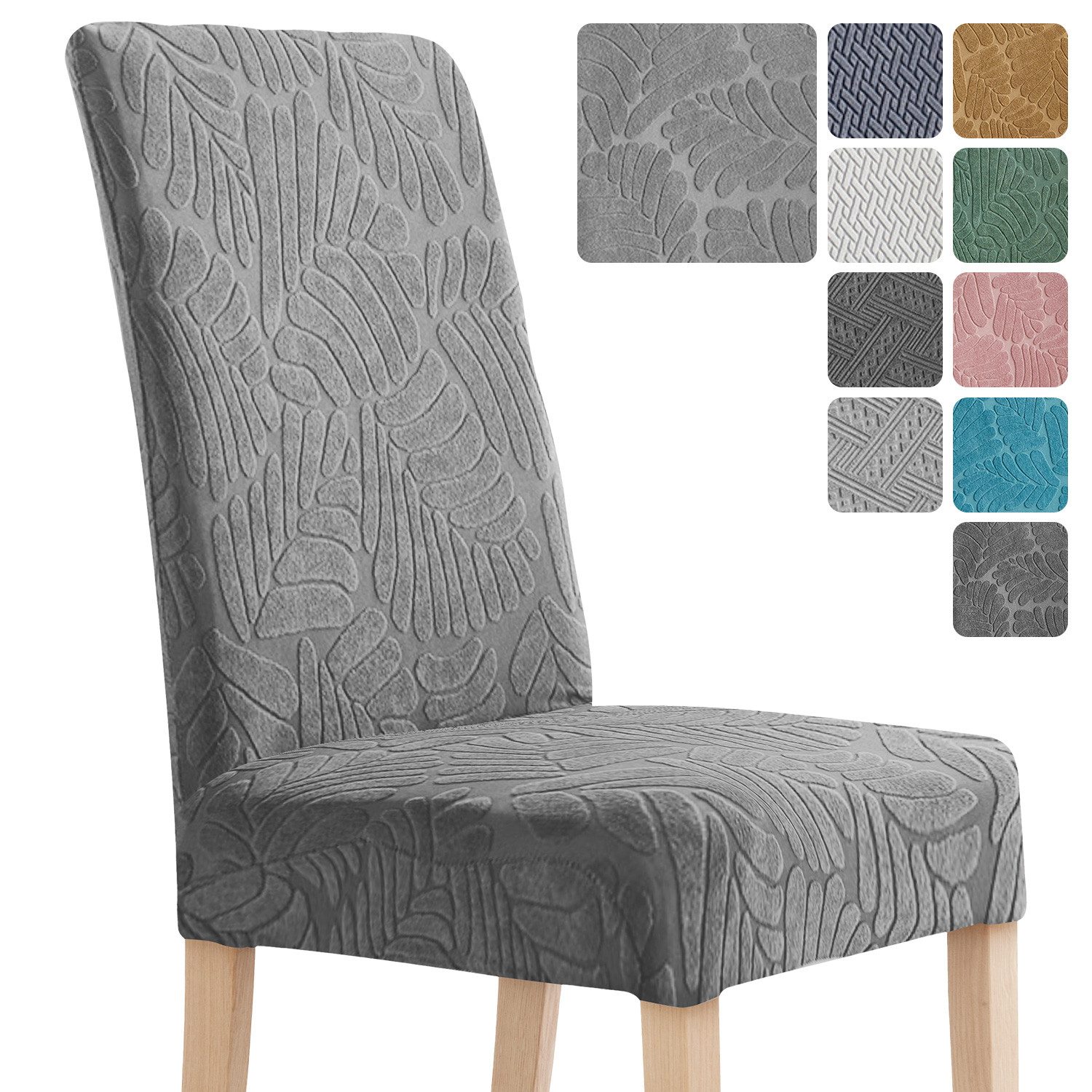 Simloveve Stuhlhusse Stretch Stuhlbezug mit Gummiband Abnehmbar, waschbar, günstig online kaufen