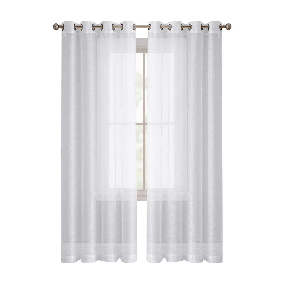 OKWISH Vorhang 2er Set Voile-Vorhang Vorhänge günstig online kaufen