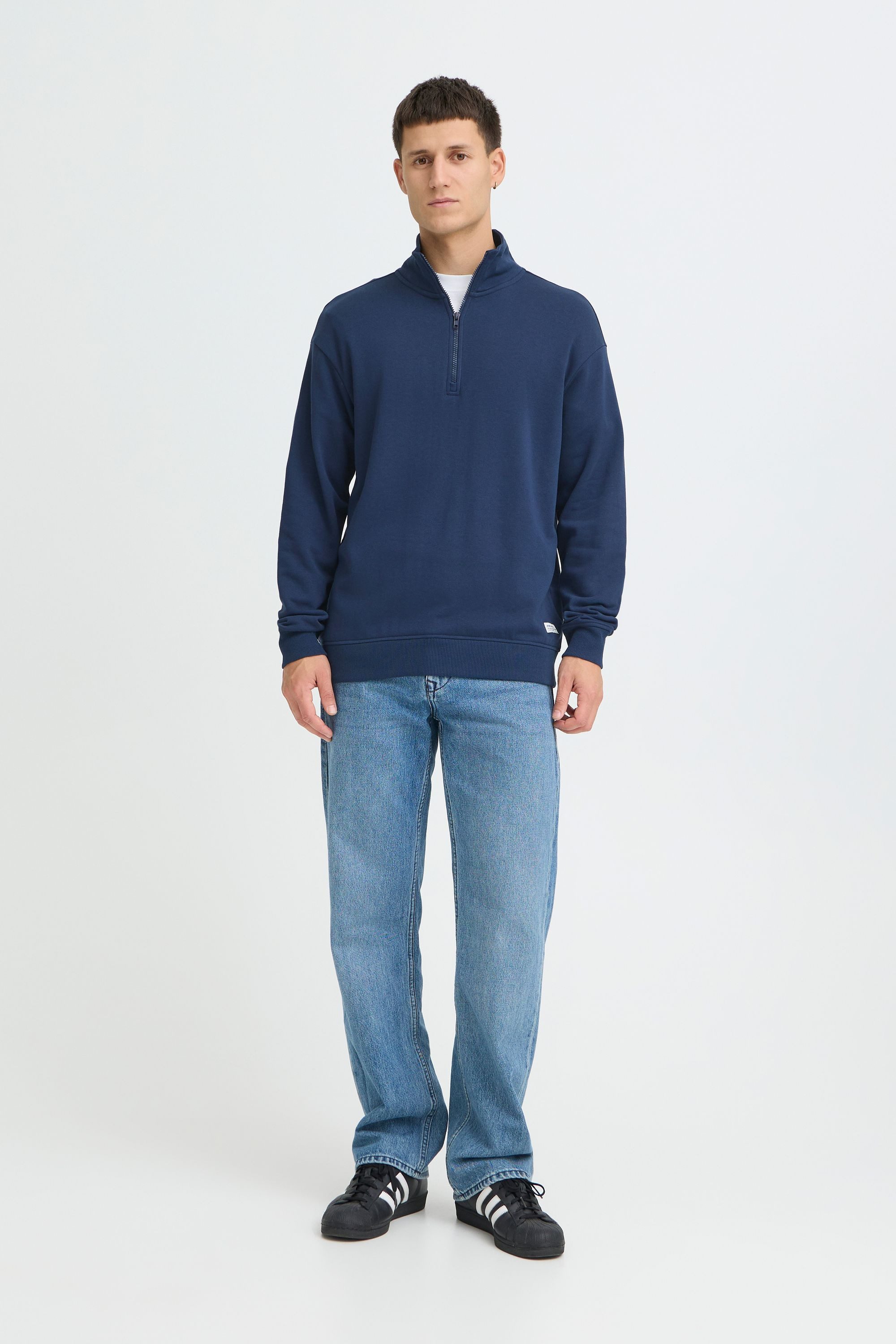 Blend Longpullover BHBriso Klassischer Sweat-Troyer