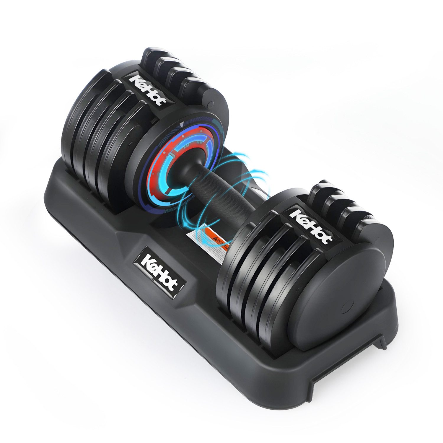 kehot Hantel-Set Verstellbare Kurzhantel 25 kg mit 5 Gewichtsstufen für Heimtraining, (Fitness Hantel Rutschfestem Griff & Ablage, für Zuhause, Büro, Fitnessstudio, Körpertraining)