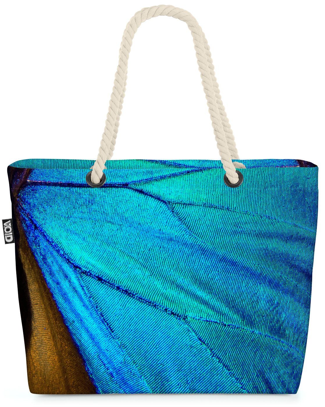 VOID Strandtasche (1-tlg), Schmetterling Flügel Beach Bag Insekt Schmetterling Grafik Design Natur Wiese