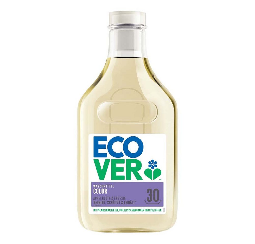 Ecover Color - Flüssigwaschmittel Apfelblüte & Freesie 30WL 1,5L Colorwaschmittel