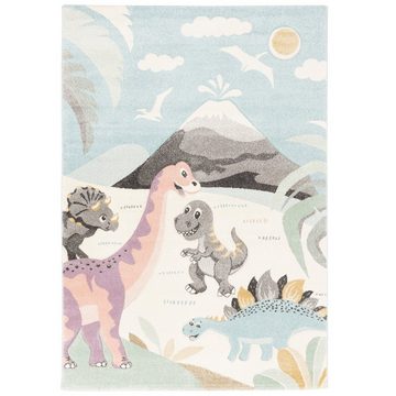 Kinderteppich Kinder Teppich Maui Kids Dinowelt, Pergamon, Rechteckig, Höhe: 13 mm