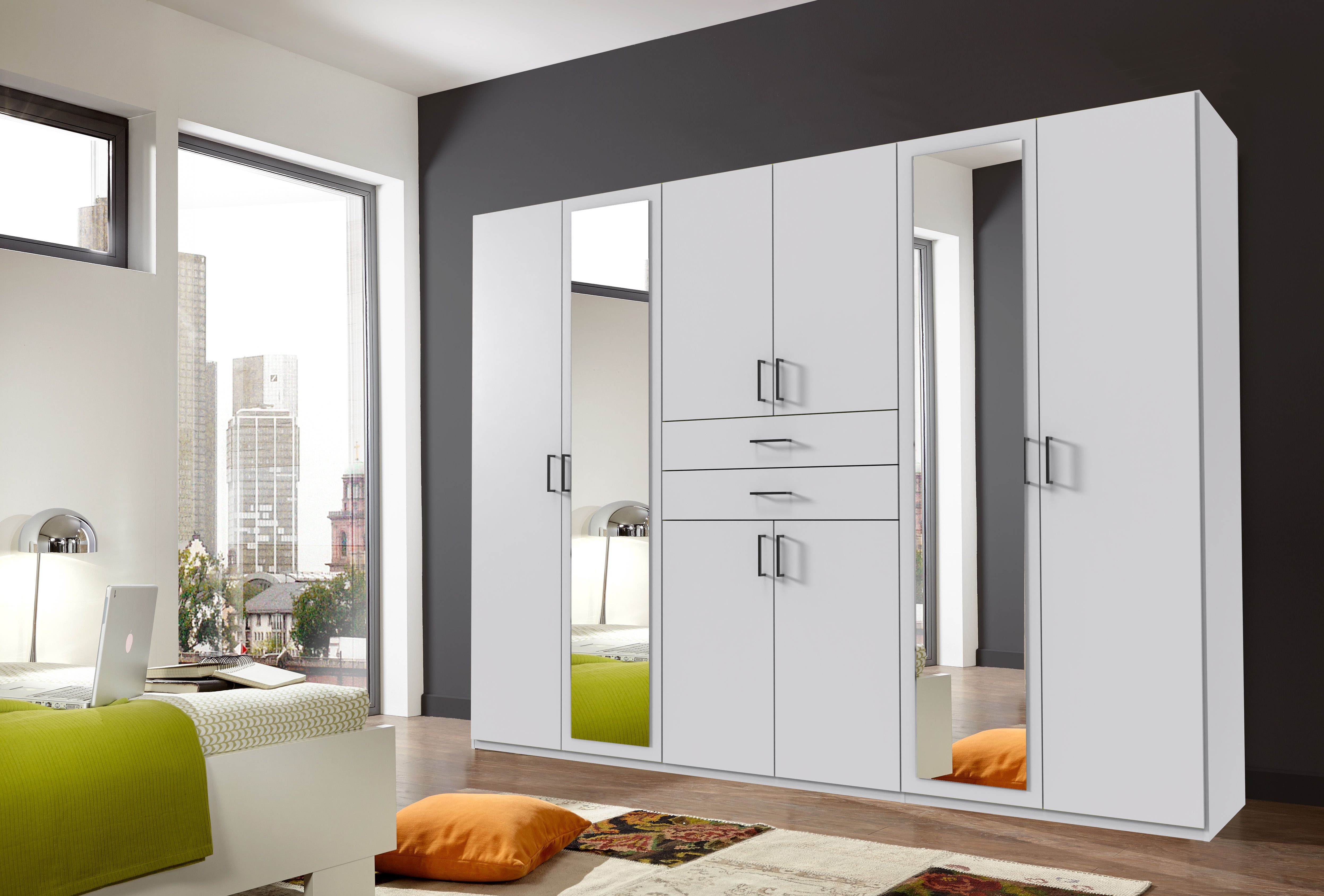 Wimex Kleiderschrank Diver Drehtürenschrank mit Spiegel, 180, 225 o. 270cm günstig online kaufen