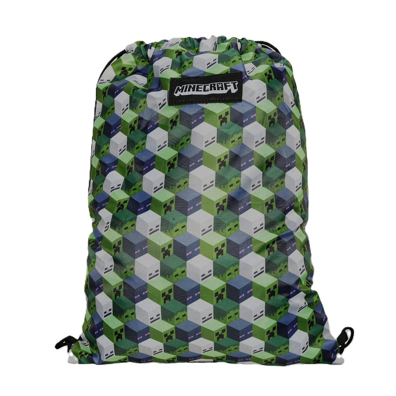 Familando Federmäppchen Minecraft im 4-teiligen Set mit Schlamperrolle, Turn- & Geldbeutel, (4-teiliges Set), Federmappe gefüllt mit Schreibzeug