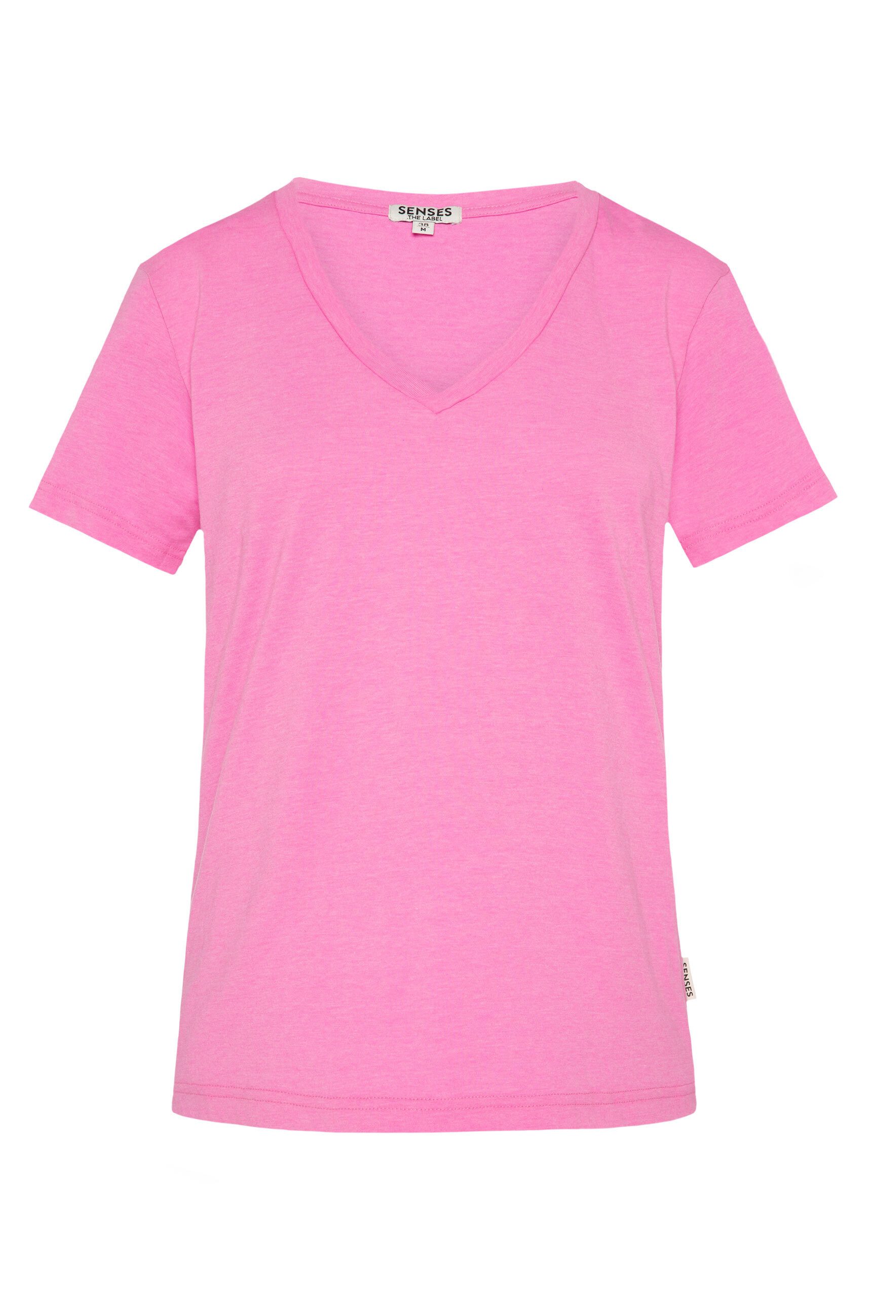 SENSES.THE LABEL V-Shirt aus Baumwolle günstig online kaufen